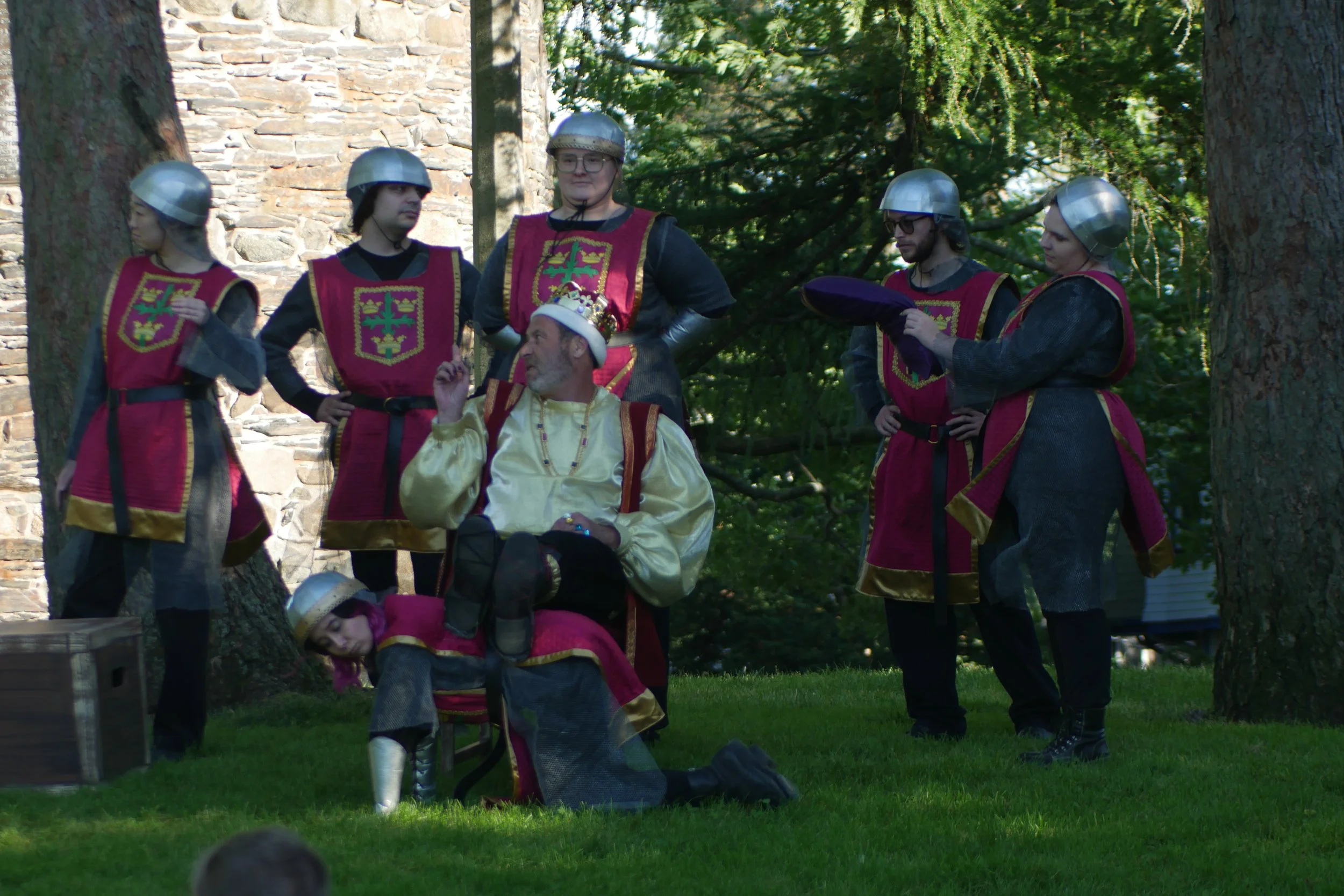 Prince John and his knights