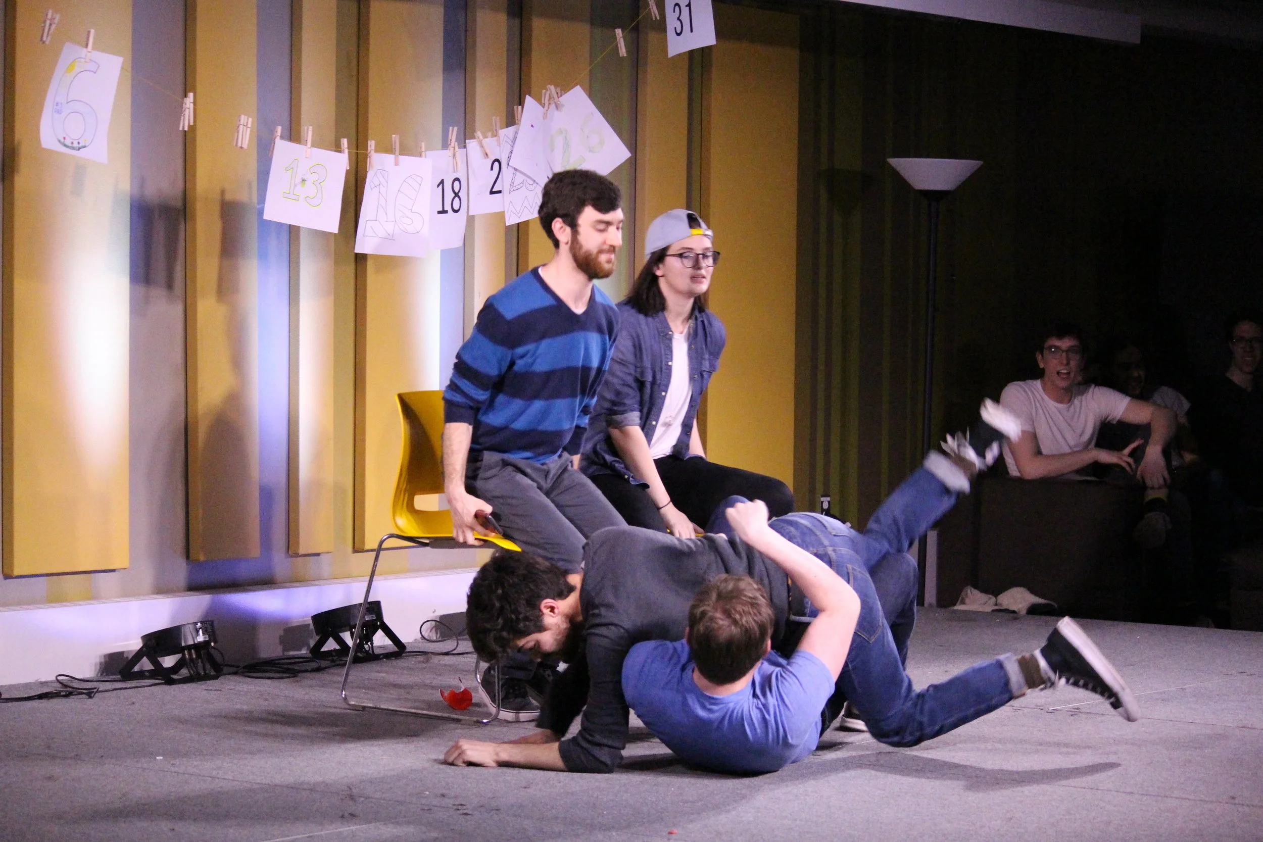 S2: 'I suppose we should move'
