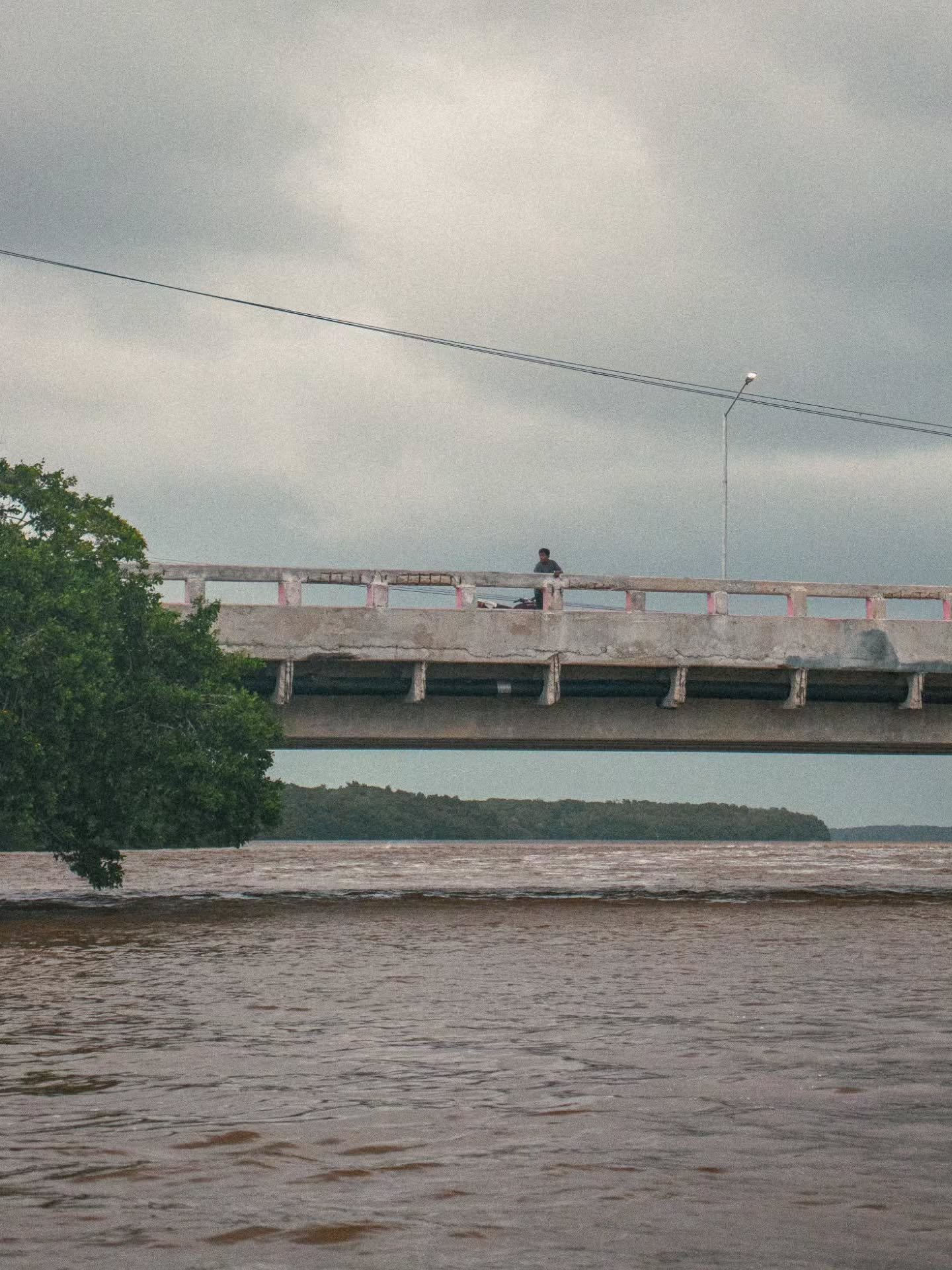 Primera vez que me meto a un r&iacute;o, creo.
