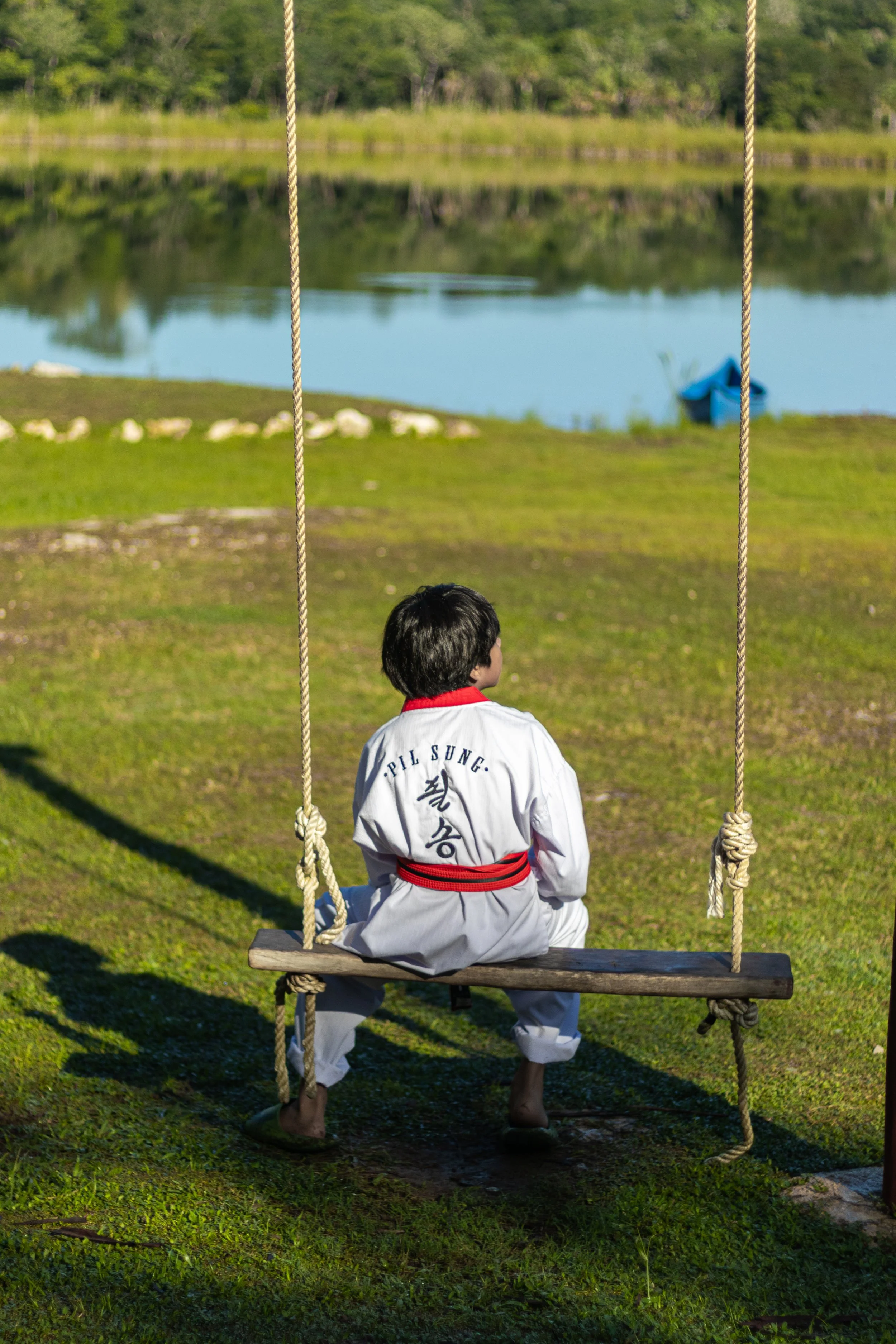 Examen de cambio de cintas — Laguna Taancach Ha.