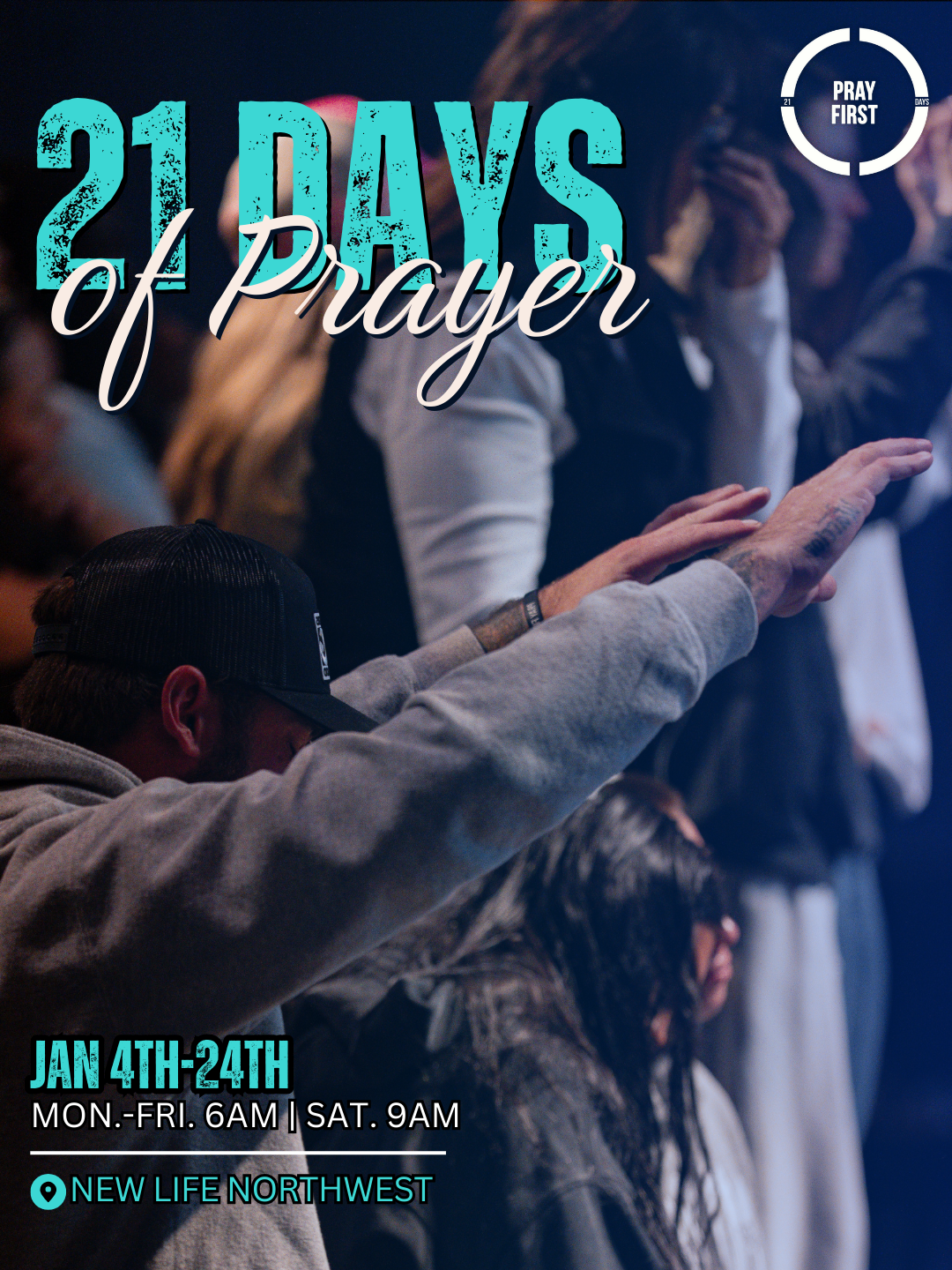 Join us Monday thru Friday at 6am and Saturdays at 9am