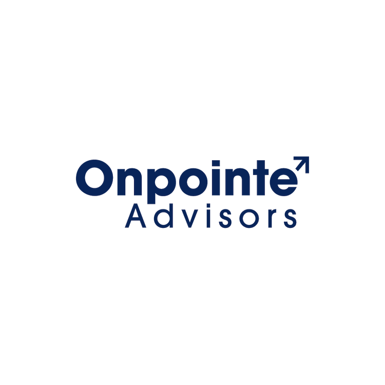 Logo of Onpointe Advisors with a blue and black color scheme.