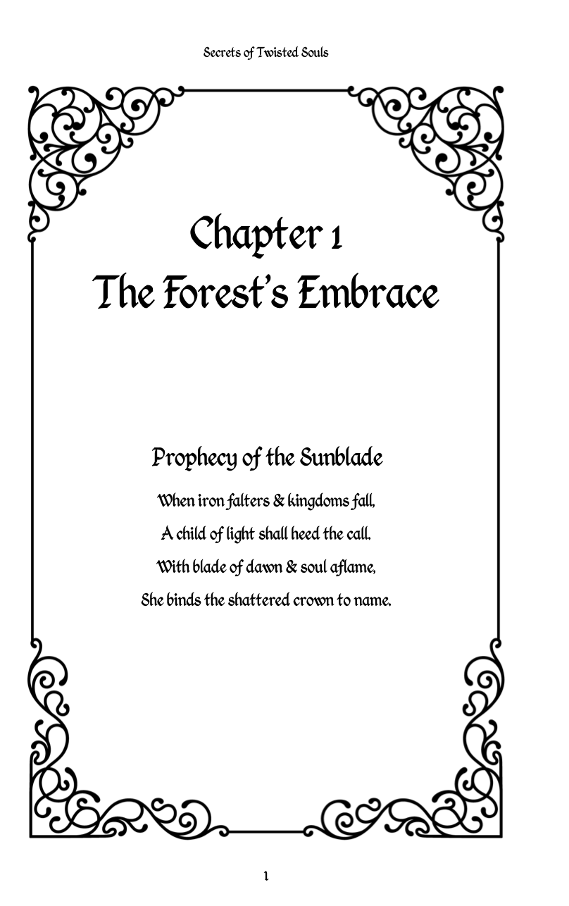 Chapter Title for Secrets of Twisted Souls