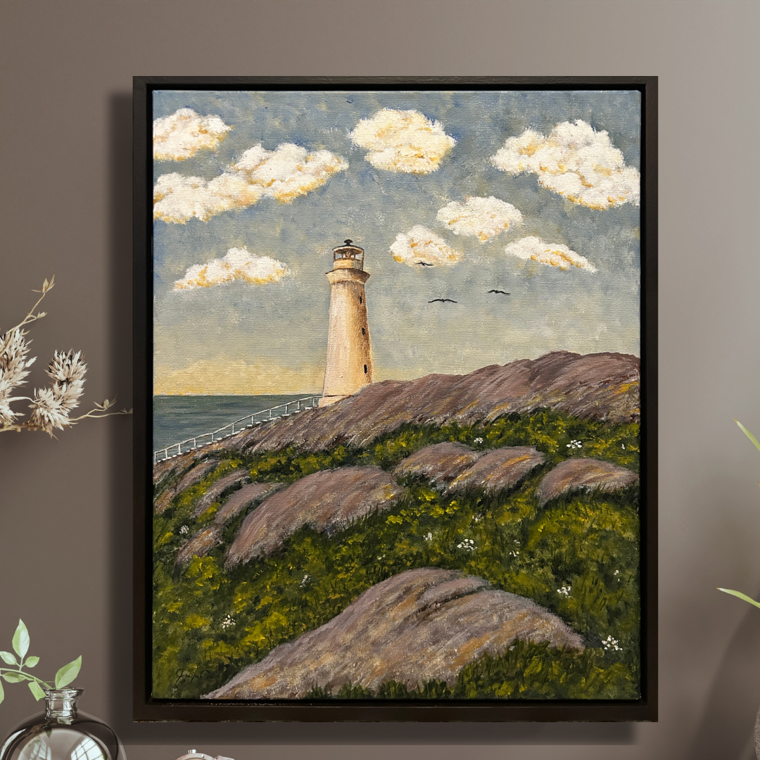 Cape Spear Lighthouse on a wall.png