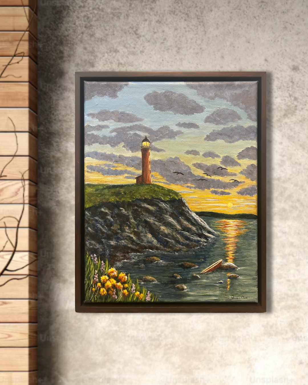 Coming Through on a wall.png