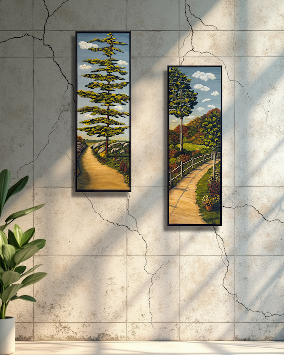 Find Time and Peaceful Wander on a Wall.png