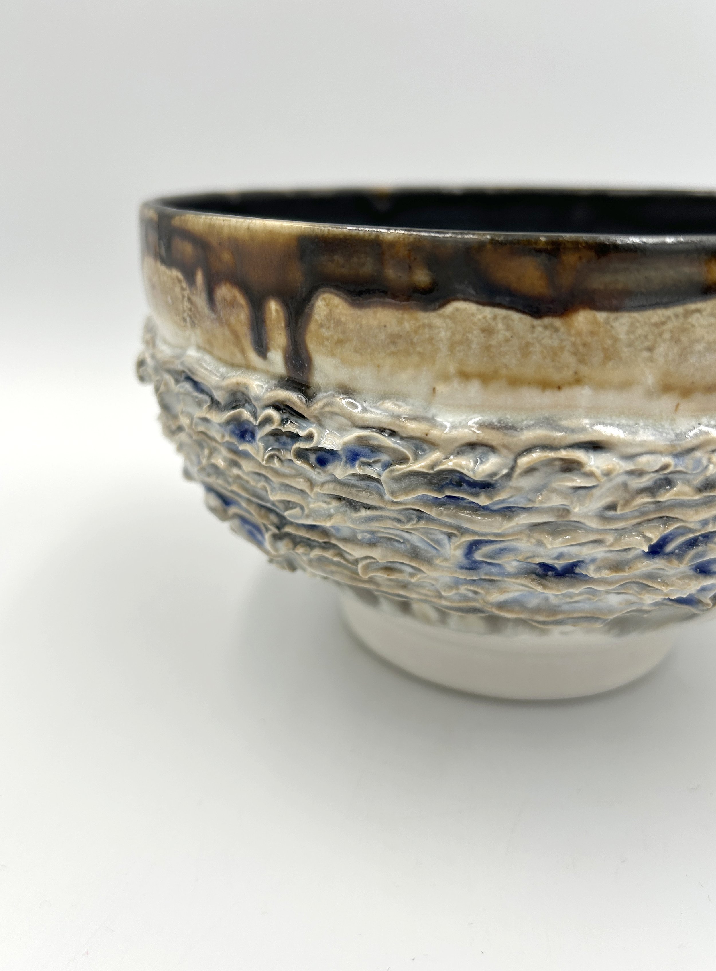 Large Ripple Bowl Black Brown White Blue 7.jpg