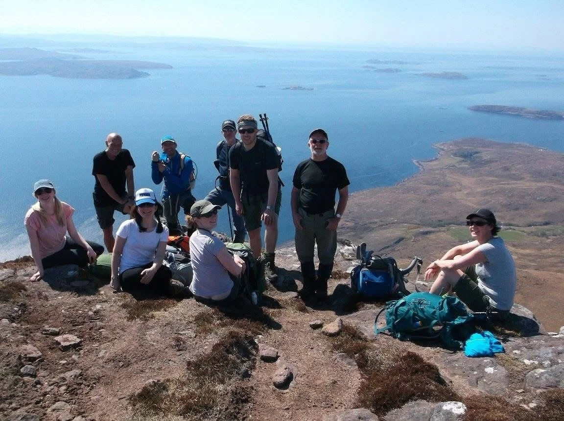 This was a few years ago &amp; keeps popping up as a memory on our Facebook feeds, but it&rsquo;s SO worth looking back on! An absolutely stunning May day on Ben Mor Coigach on one of our trips to Elfin in the far NW of Scotland (and apparently it wa
