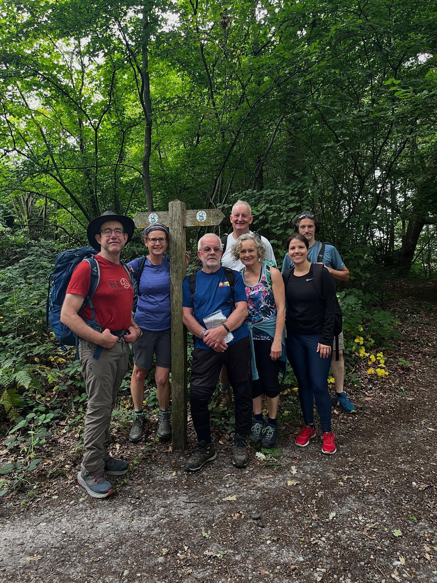 A really fun day this weekend, completing a 12-mile hike from East Croydon station over the Addington Hills, through Threehalfpenny Wood, Coney Hall, Hayes Common, along North Pole Lane (?) &amp; ending up with a refreshing pint in Addington Village 
