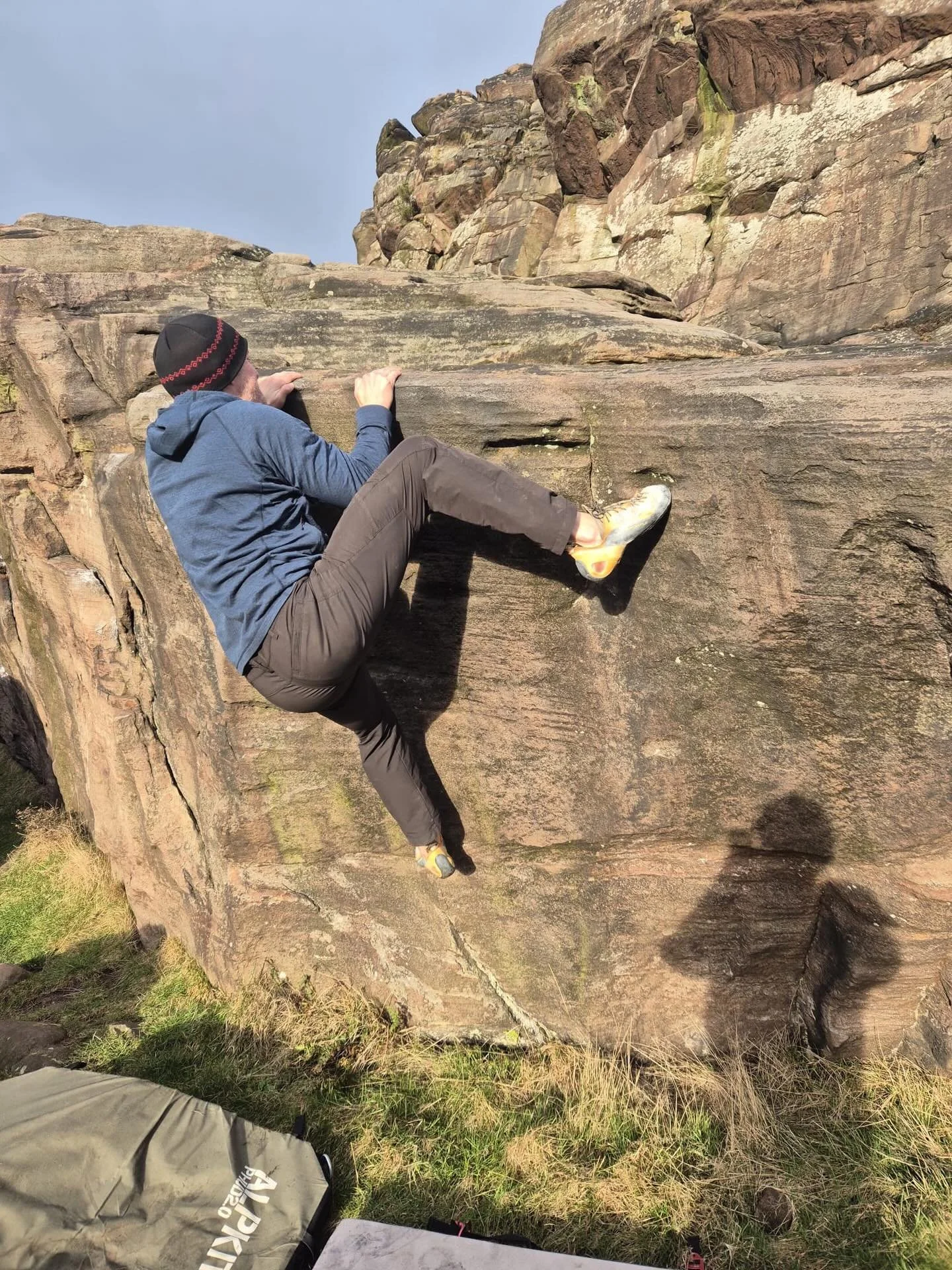 Despite the near-freezing conditions, the guys pulled on their harnesses &amp; rock boots, and braved the chilly gritstone to complete some decent climbs over new year. There was lots of bizarre &lsquo;belay dancing&rsquo; to try &amp; keep warm! Hot
