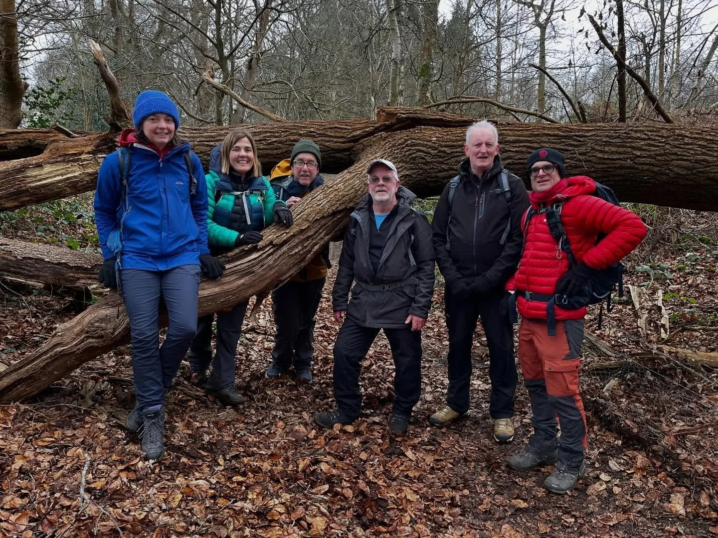 Our first day walk of the year is coming up this Sunday 18th Jan, with a 10-mile hike around Peaslake &amp; Holmbury in the beautiful Surrey Hills.  Here&rsquo;s a few pics from our previous local winter walks to whet the appetite! Often a bit muddy 