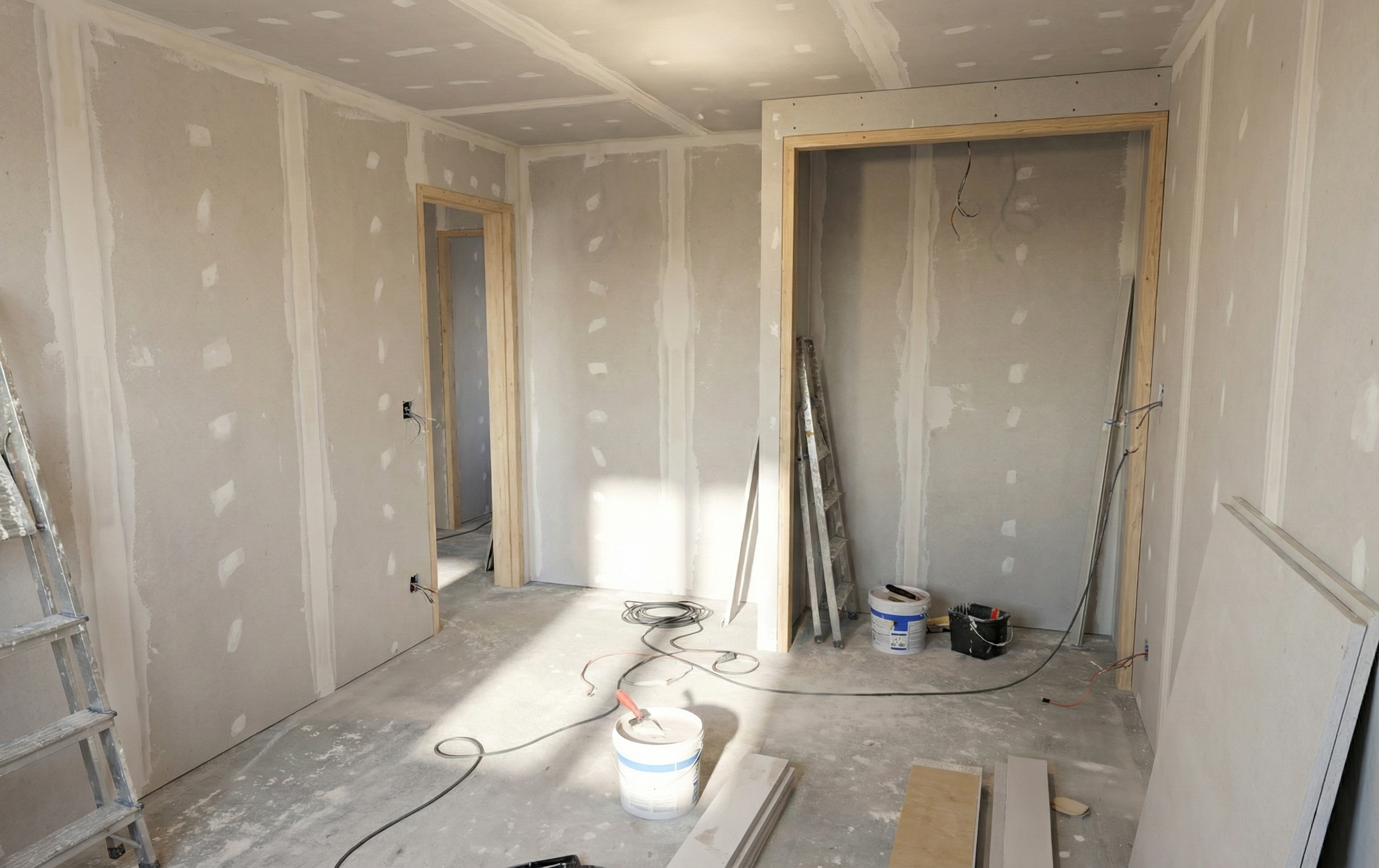 Chambre projet arty pendant travaux