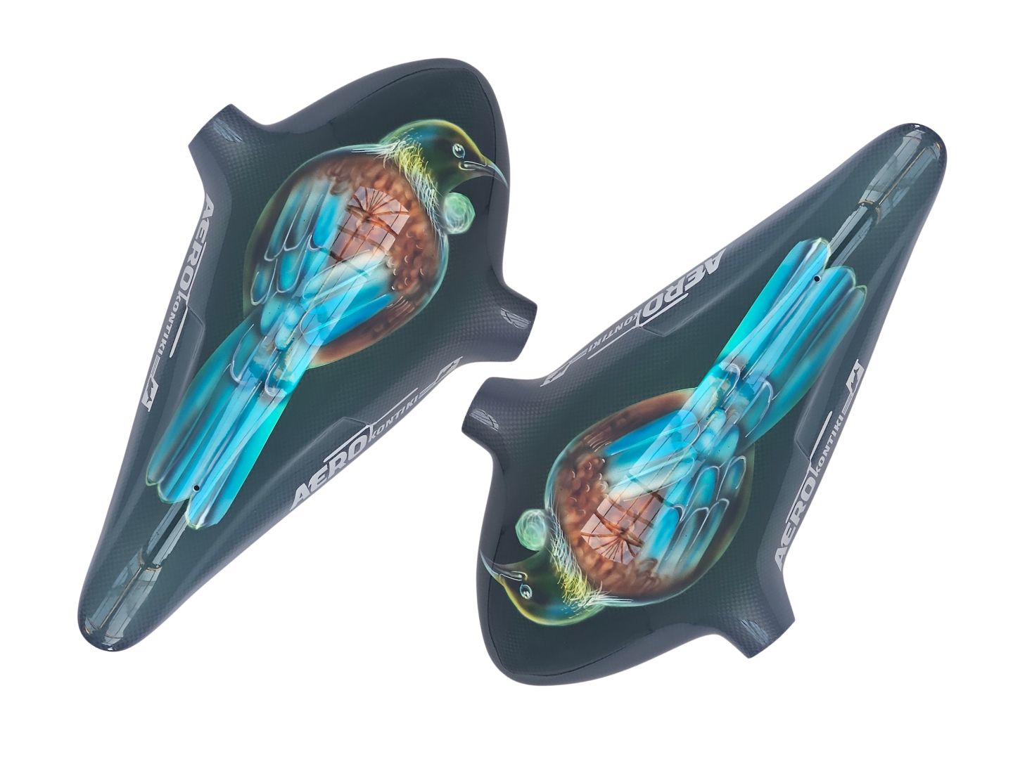 Customised Airbrush Carbon Fibre Canopy