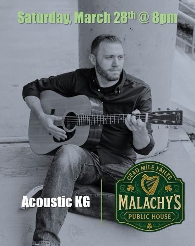 Saturday nights were made for a pint and a tune! Join us 8-11PM with Kevin Giarnella playing acoustic, cold Guinness on tap, and piping hot Sheperd&rsquo;s Pie! 🍻🥧🎸