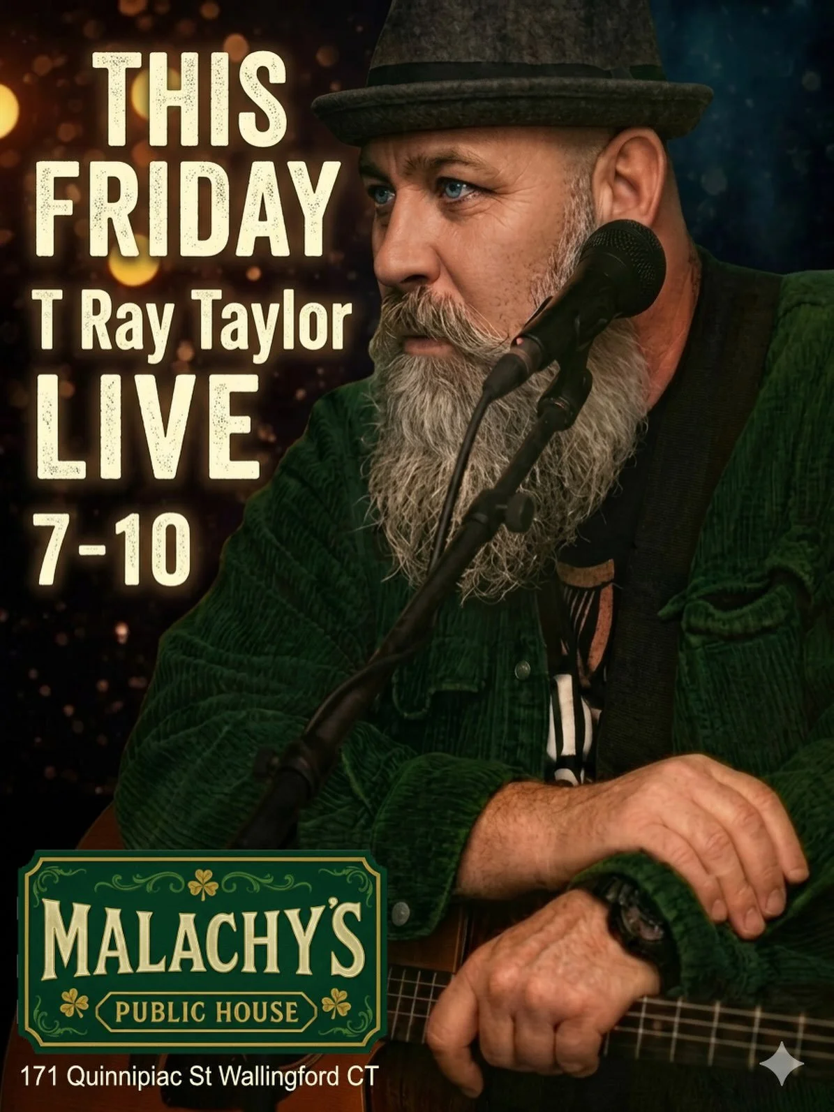 THIS FRIDAY! J Ray Taylor 7-10PM LIVE 🍴🍻🎤