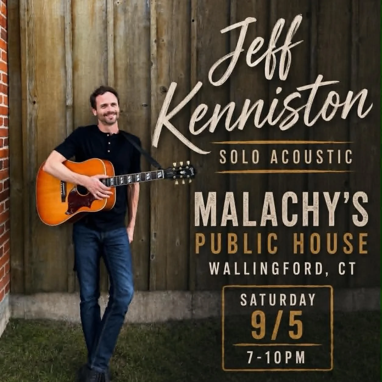 THIS SATURDAY! Jeff Kenniston LIVE at 7! 🍻🍴🎤