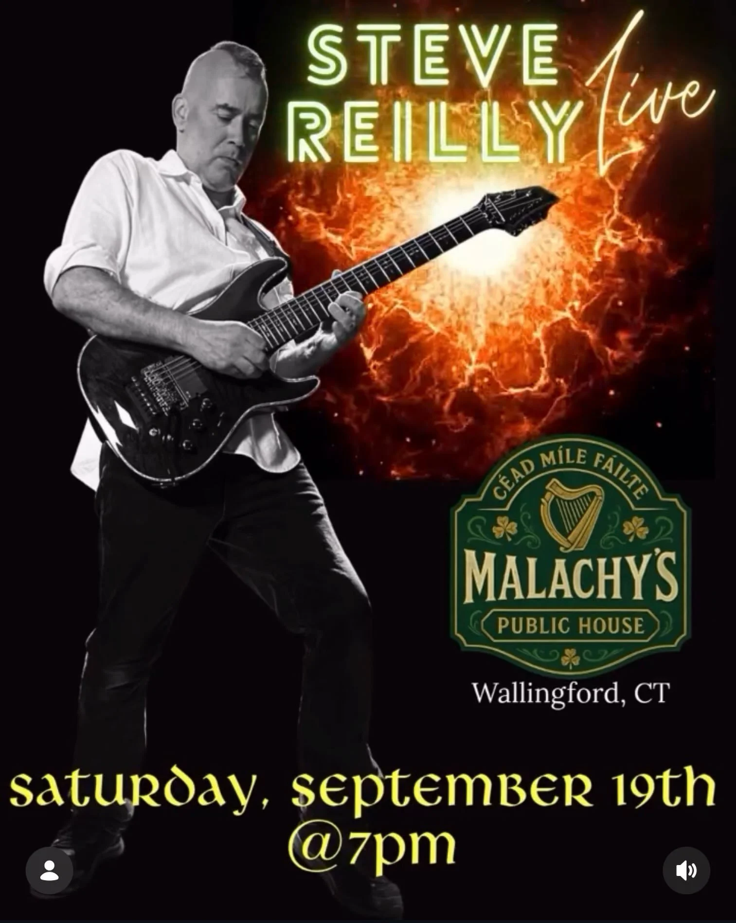 tonight! steve reilly returns LIVE 7-10PM! 🎸🍻