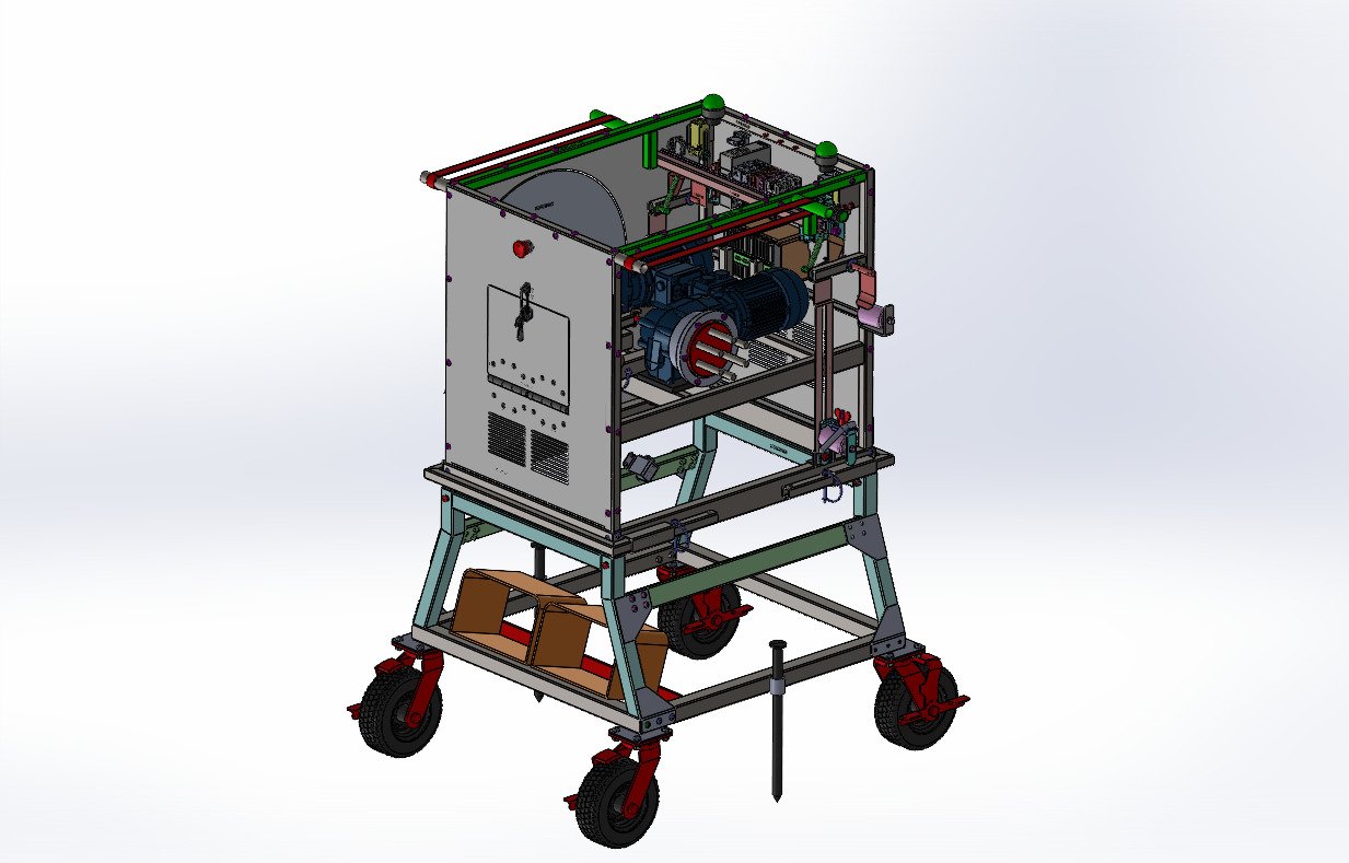firehose roller cad drawing