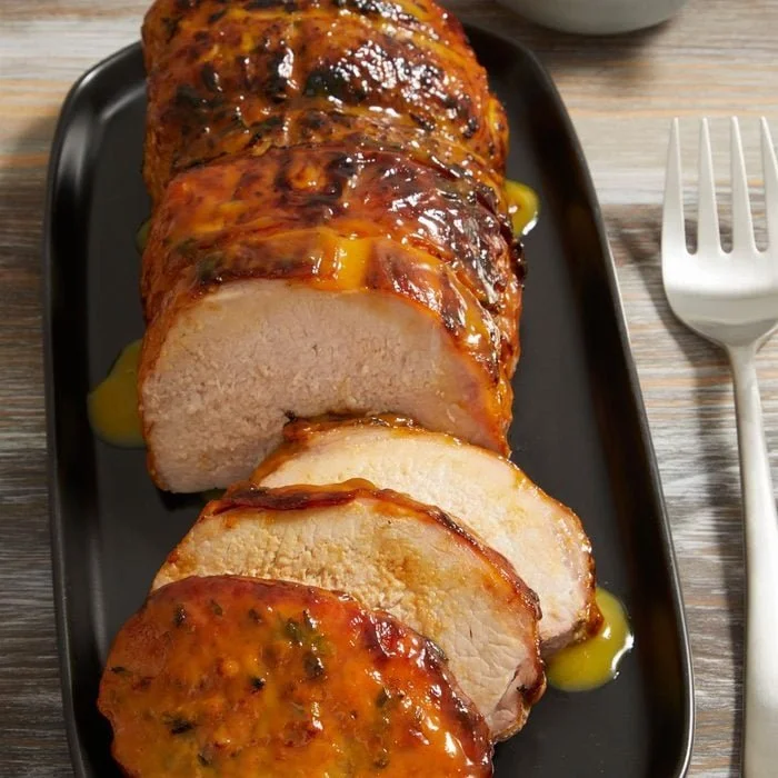 Orange-Glazed Pork Tenderloin