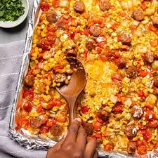 Sheet Pan Maque Choux