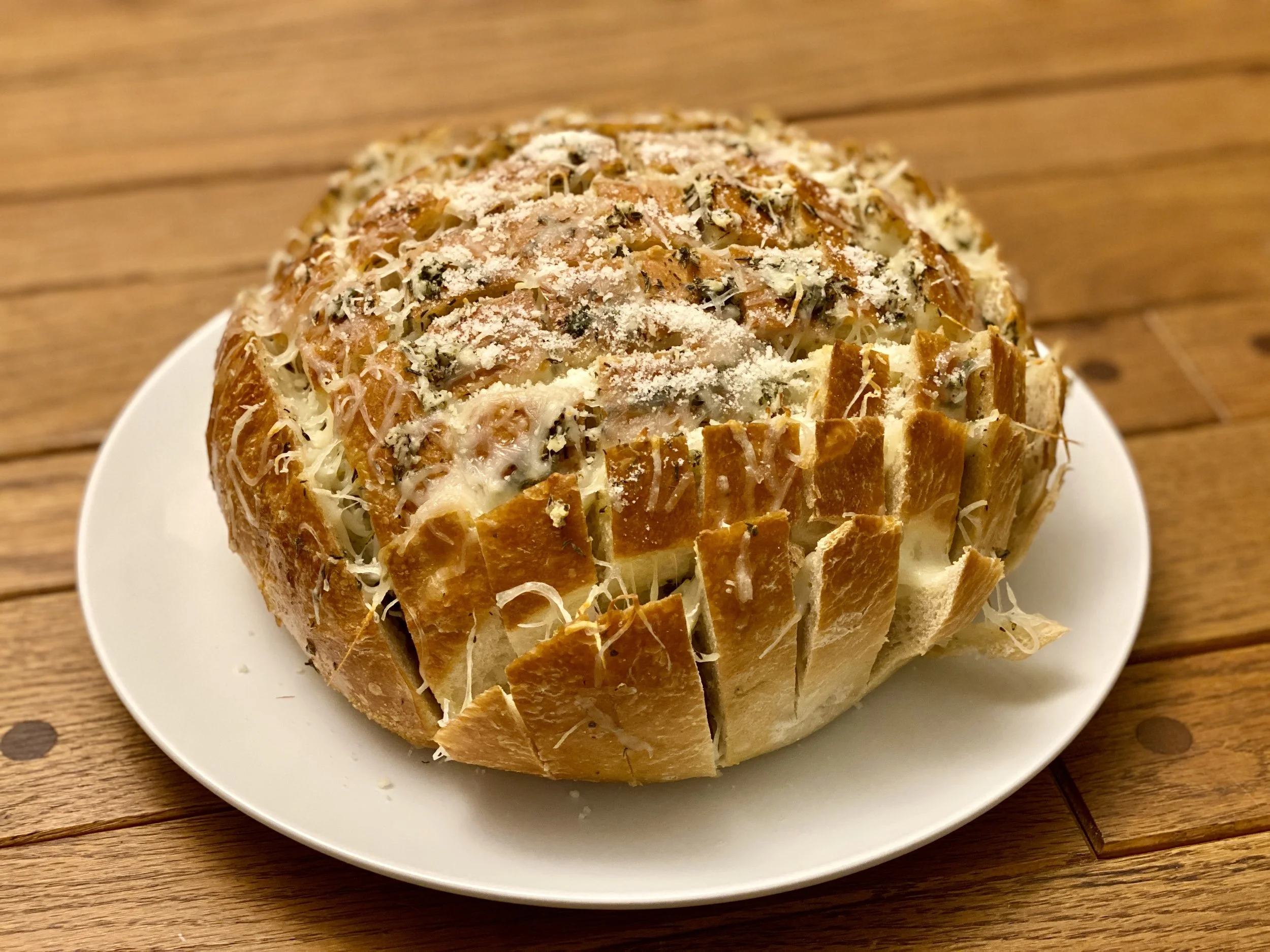 Cheesy Pull Apart Bread Loaf