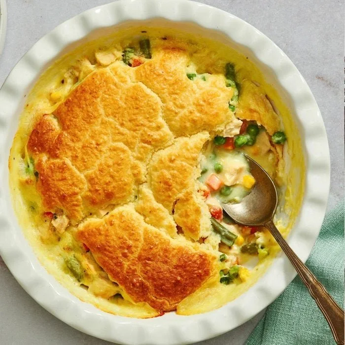 Biscuit topped Turkey Pot Pie