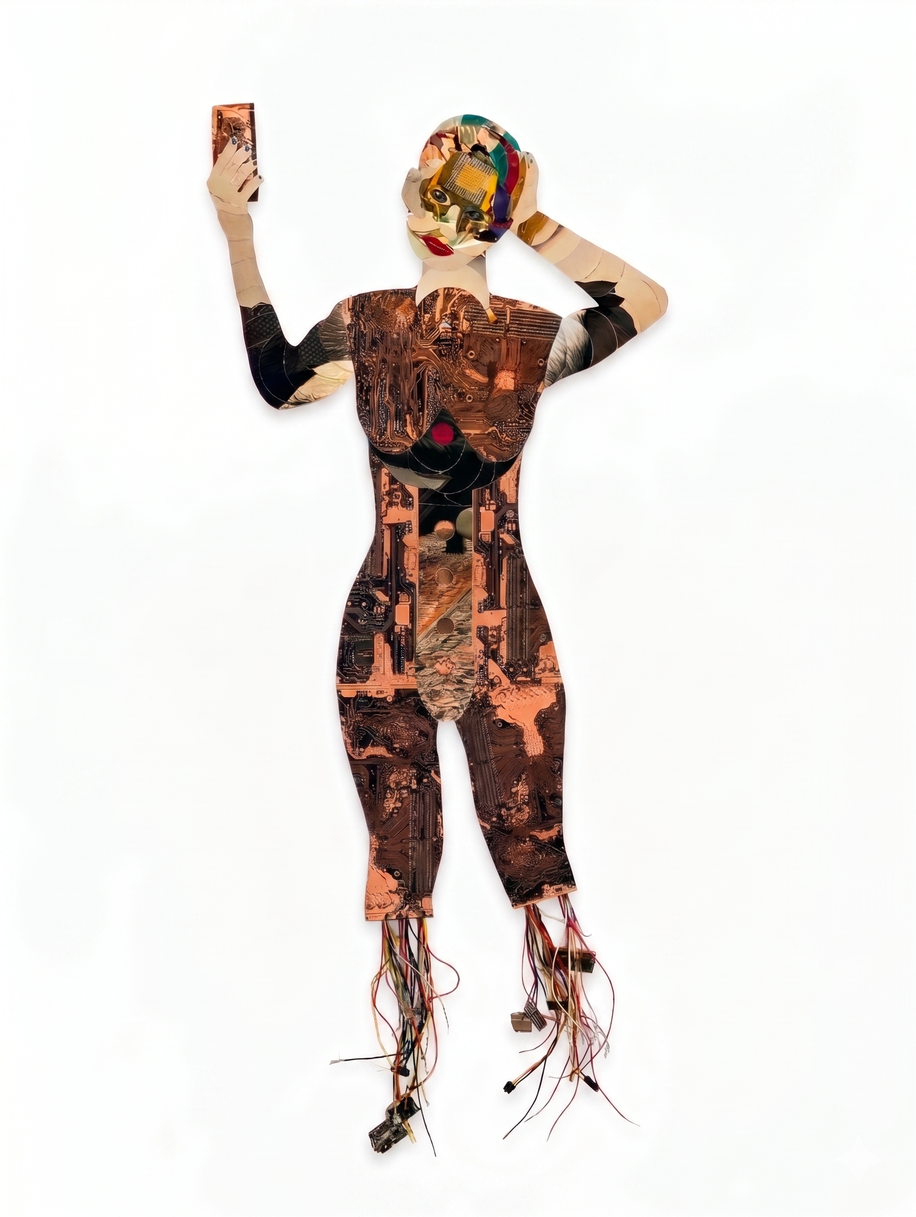 A Living Surface sculpture, Glimmer of Consciousness reflects its environment. 