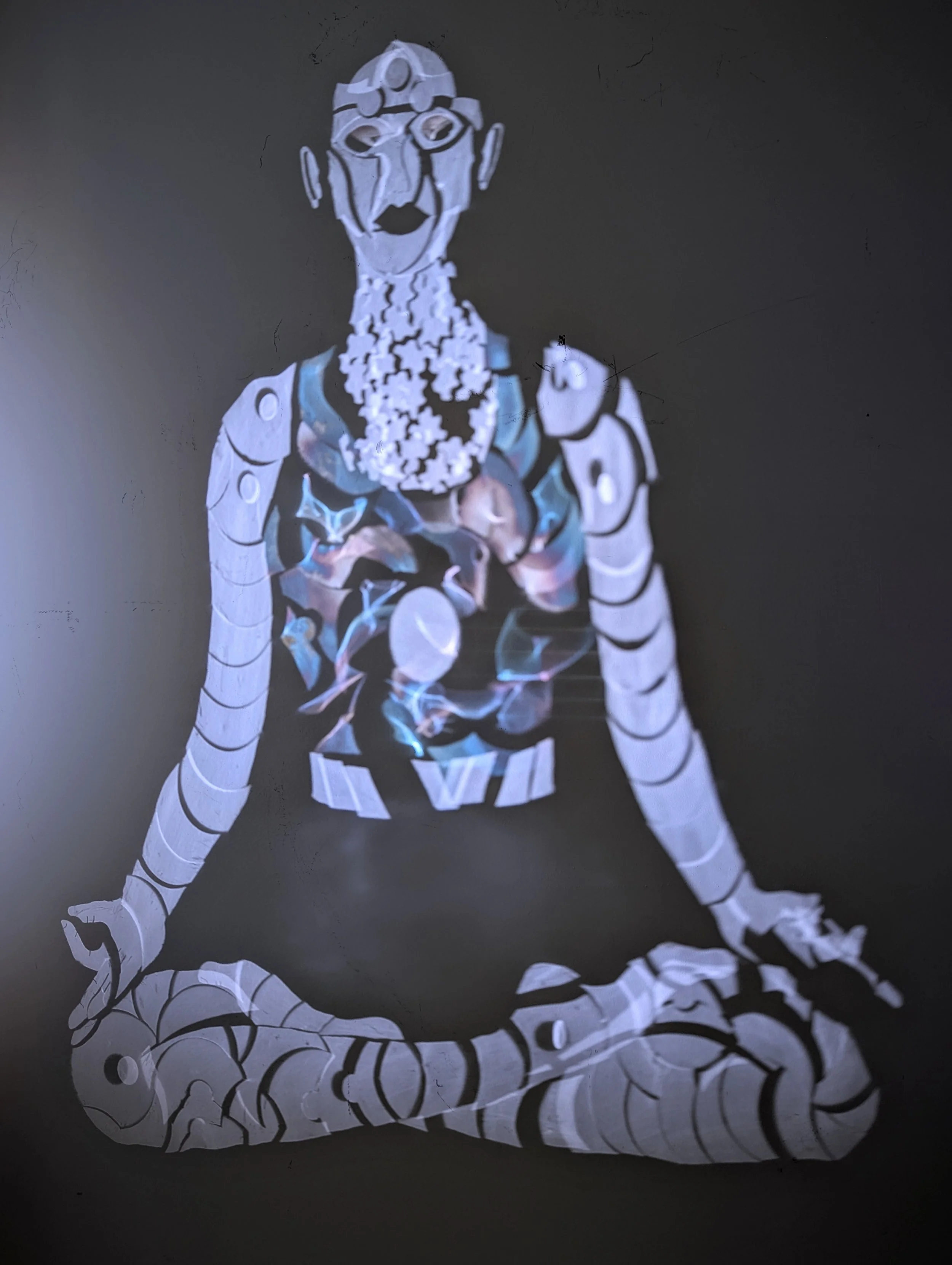 meditator's reflection
