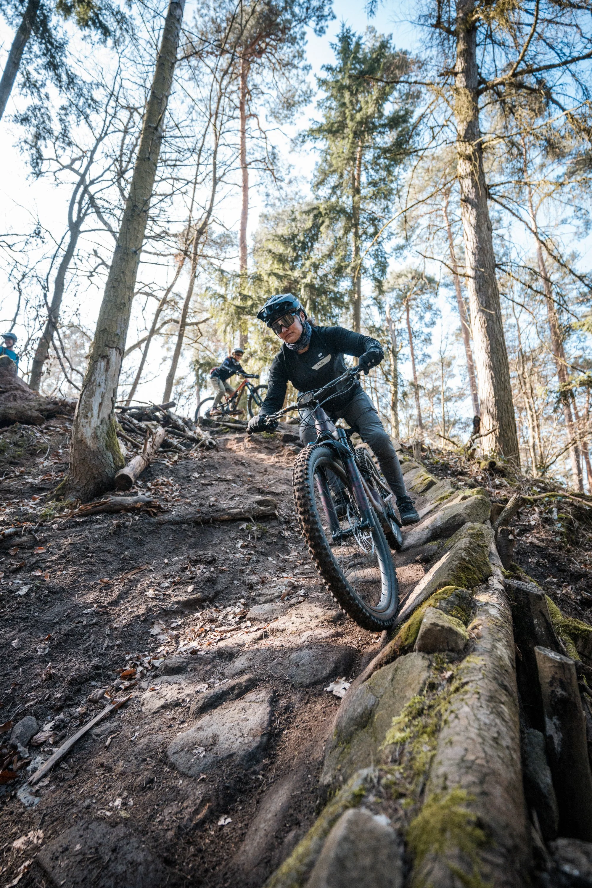 Anja fährt den Trail RocknDuro in Fürth