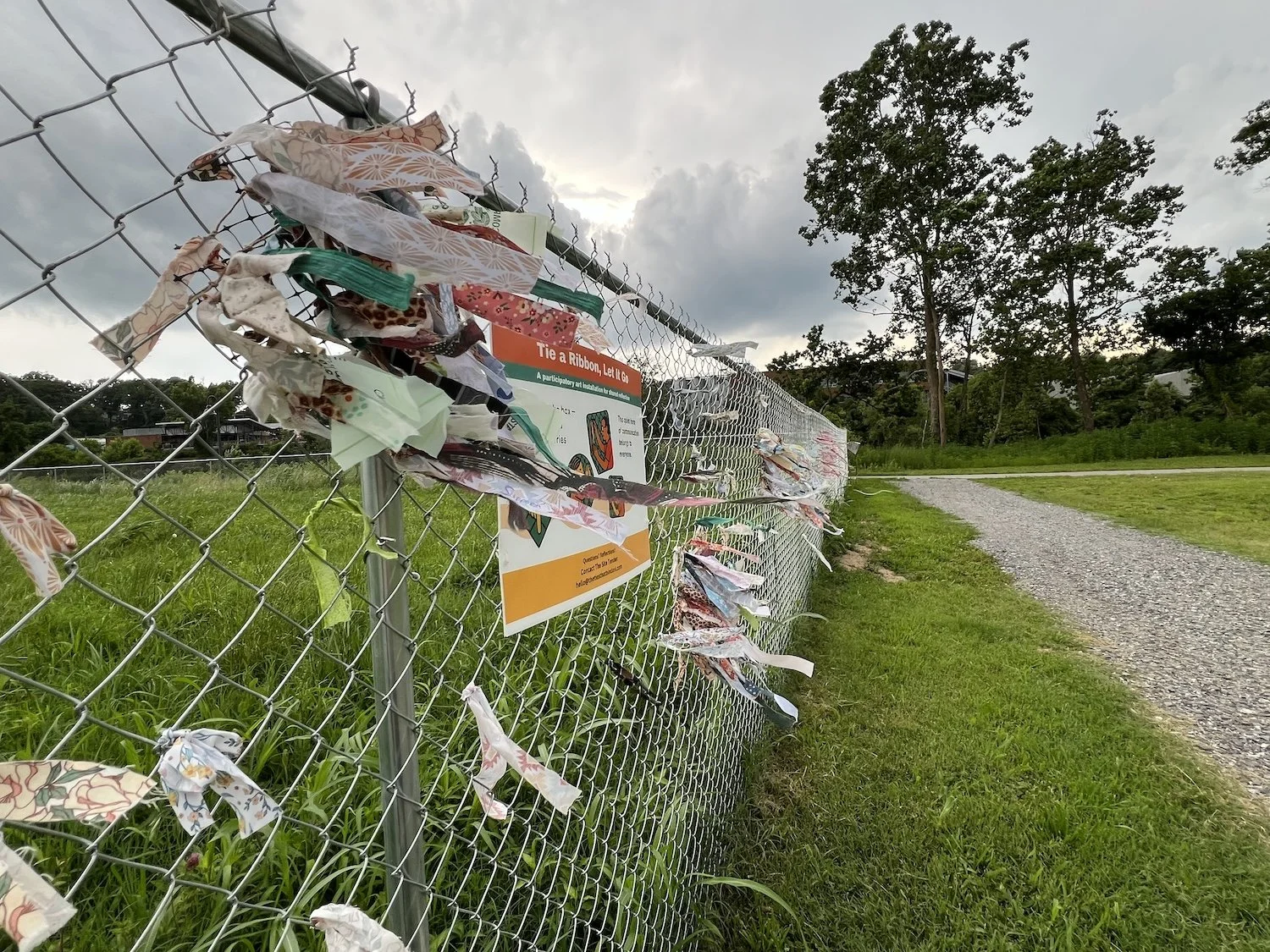 Newly attached contributions from eco summit move in stiff breeze ahead of an approaching summer storm.