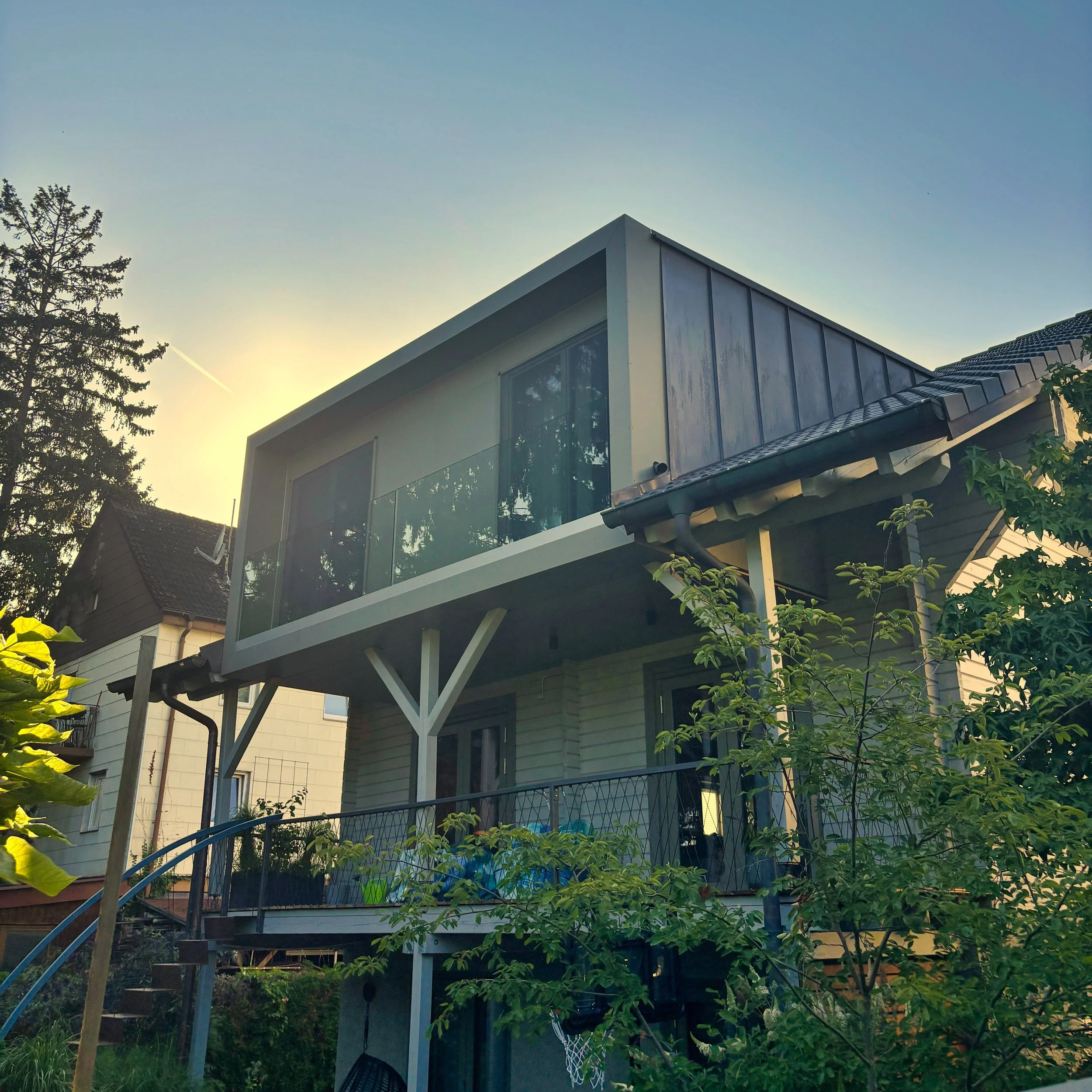 Dachgaube Quergiebel Wohnraumerweiterung Modernisierung