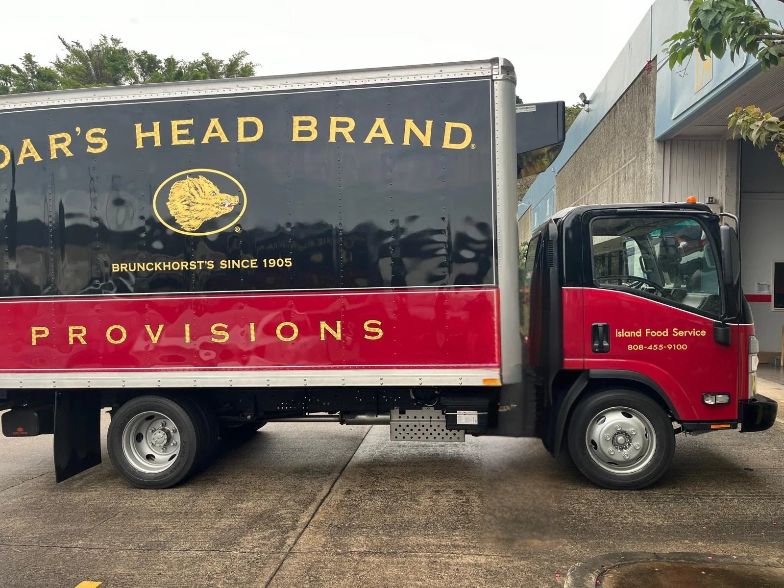 Island Food Service Delivery Truck