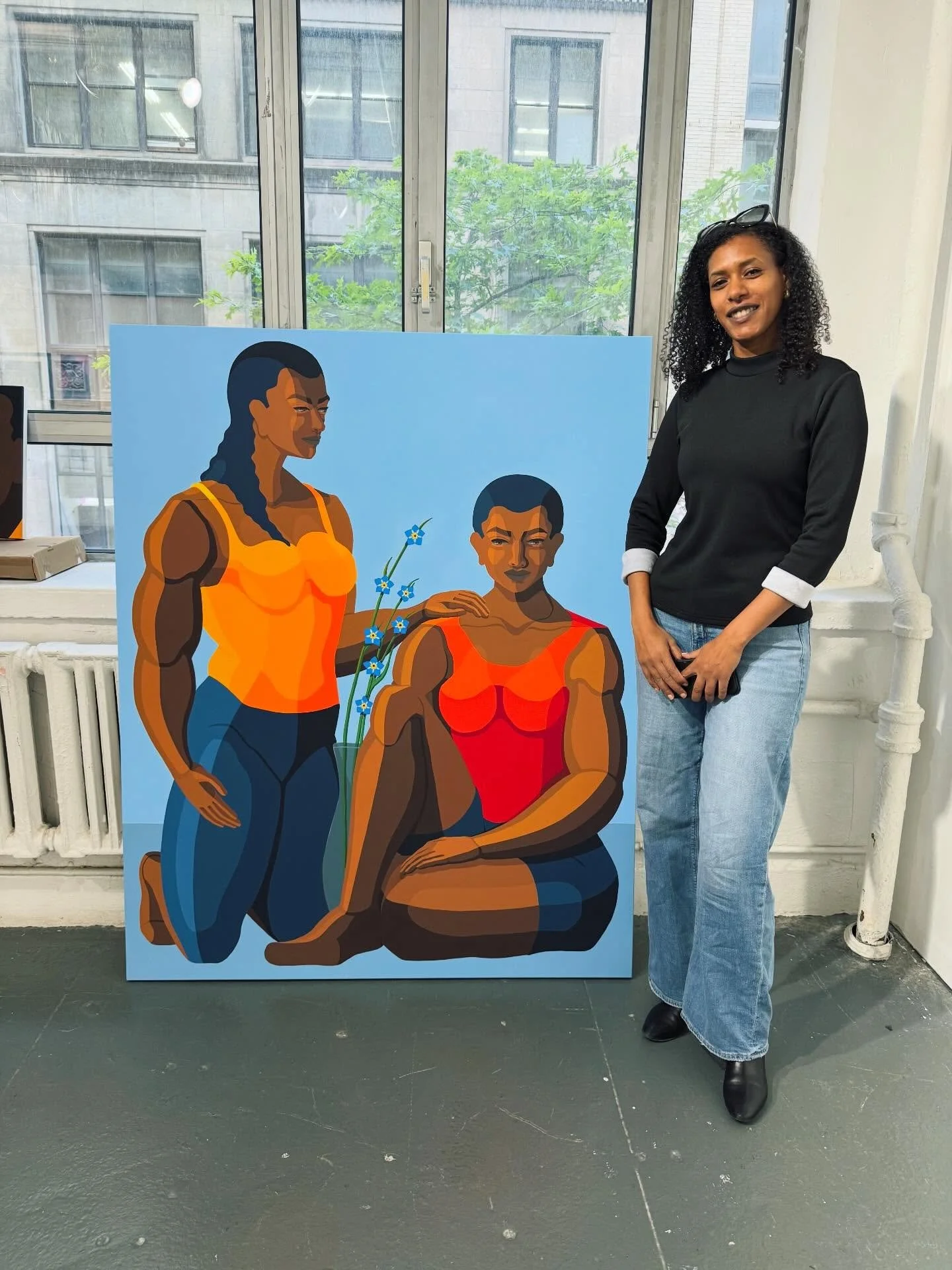 @nirittakele.artist, I am so pleased that your work we placed in a private collection has been selected for a museum show at the Jüdisches Museum Frankfurt @juedischesmuseumffm.

Thanks to George Scheer @wanderingzoo for introducing me to your pract