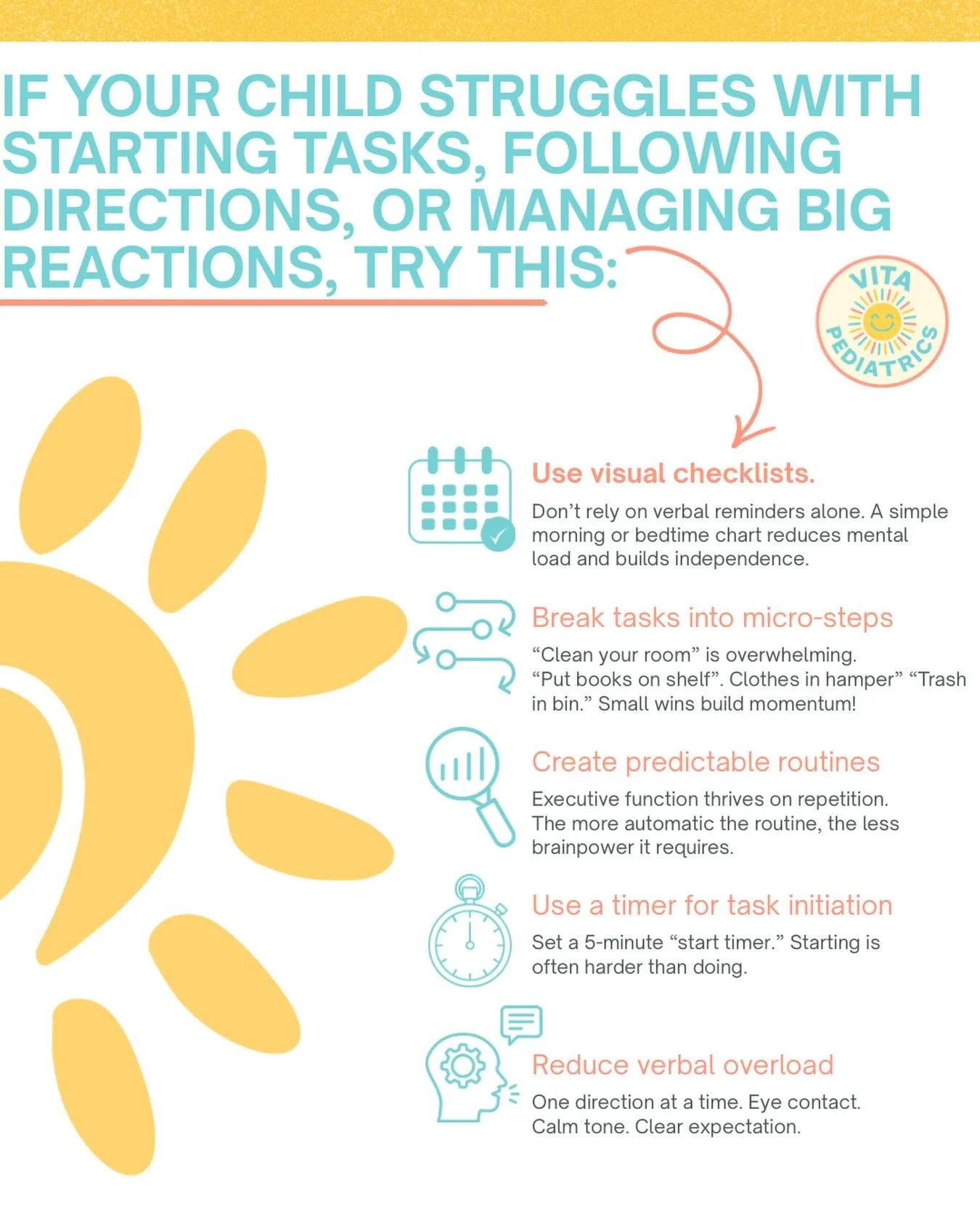 Executive skills! 💕☀️ Tips to help! 😉~VITA