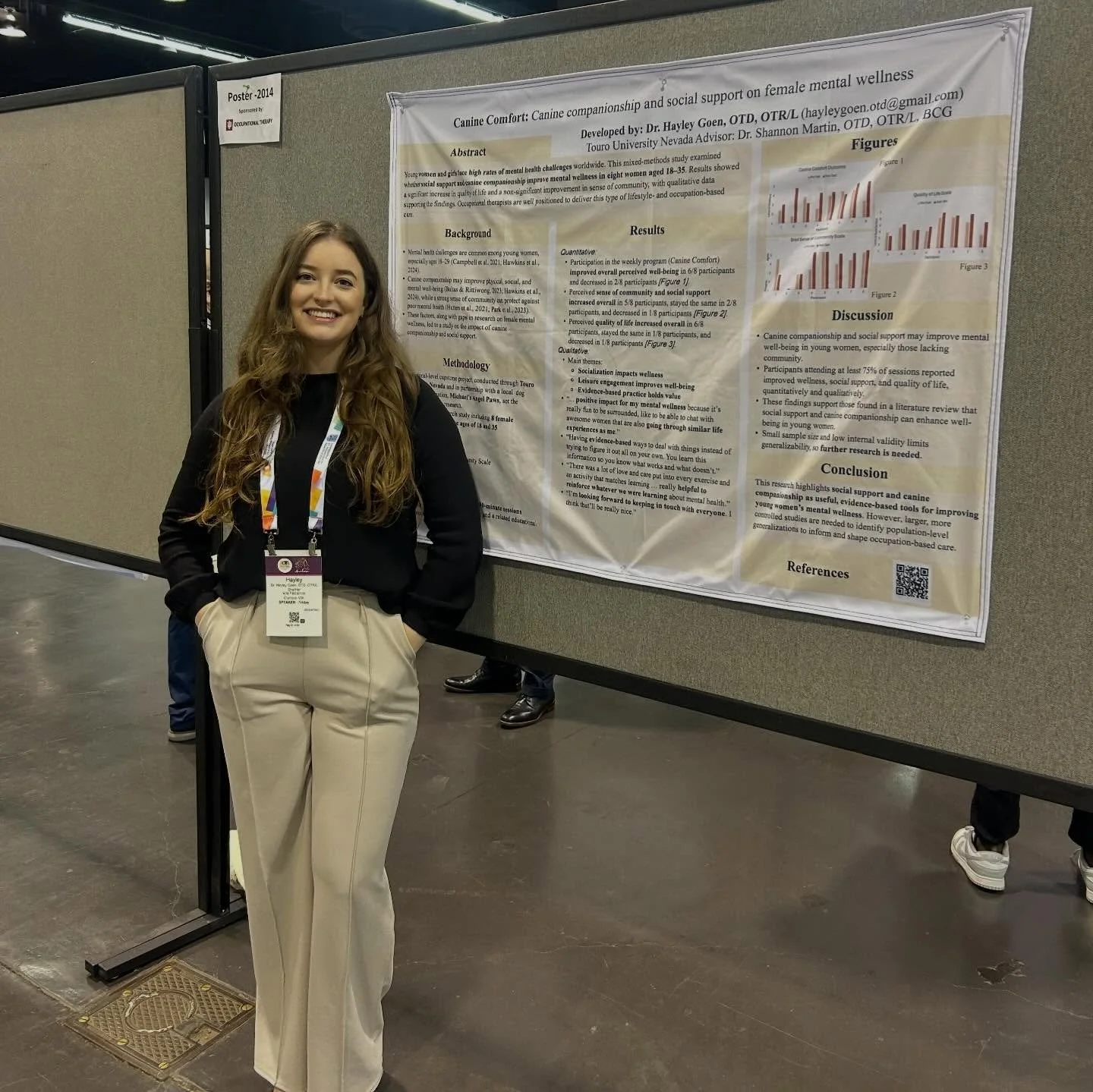 So proud of our Dr. Hay! 🤟💕 She&rsquo;s presenting her research project TODAY at the National OT conference in Anaheim! 🌍 We love you Hayley!! 🥰 (and your nails 💅 🔥)