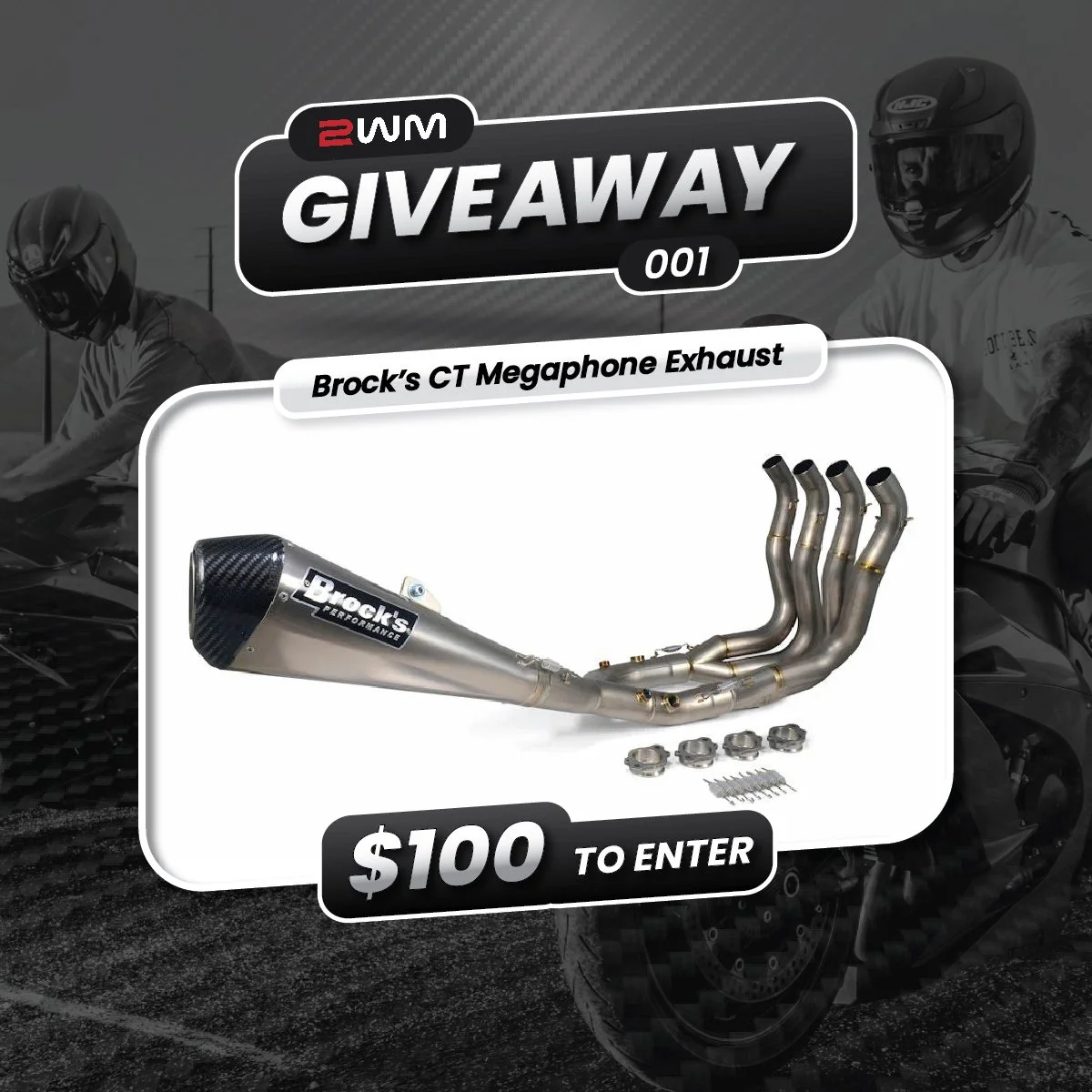 2WM Giveaway 001 | Brock's CT Megaphone Exhaust