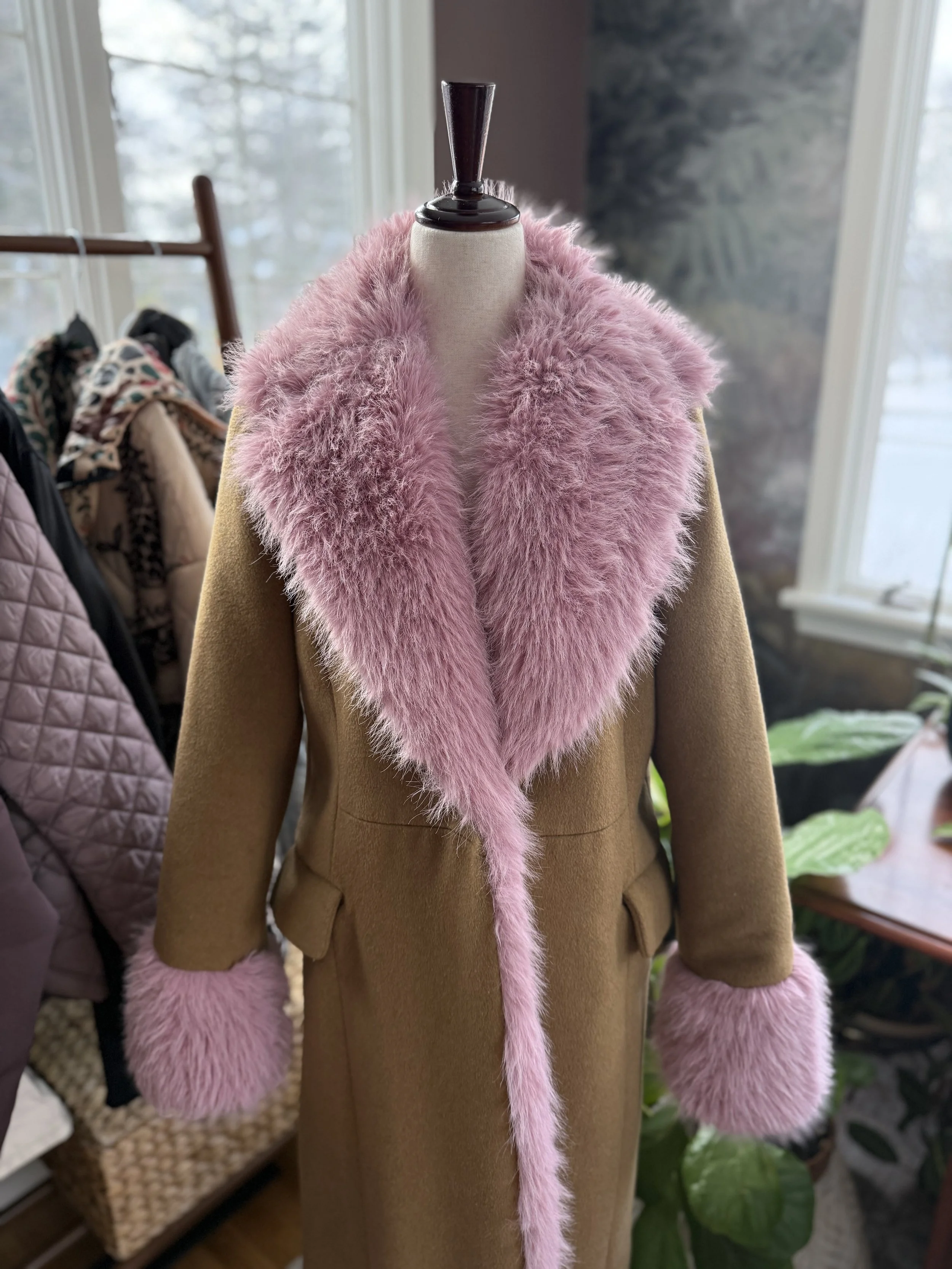 Maeve Faux Fur-Lined Wool Blend Maxi Coat.jpg
