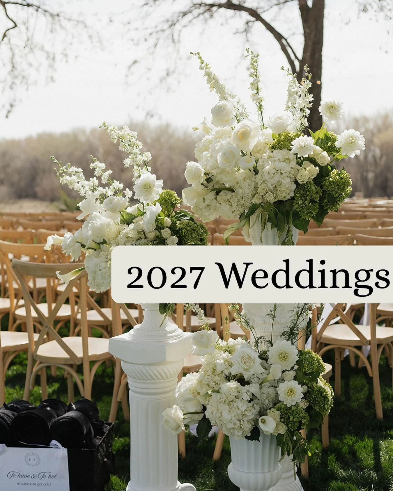 Now taking 2027 Wedding inquiries! Check out my website link is in my bio✨