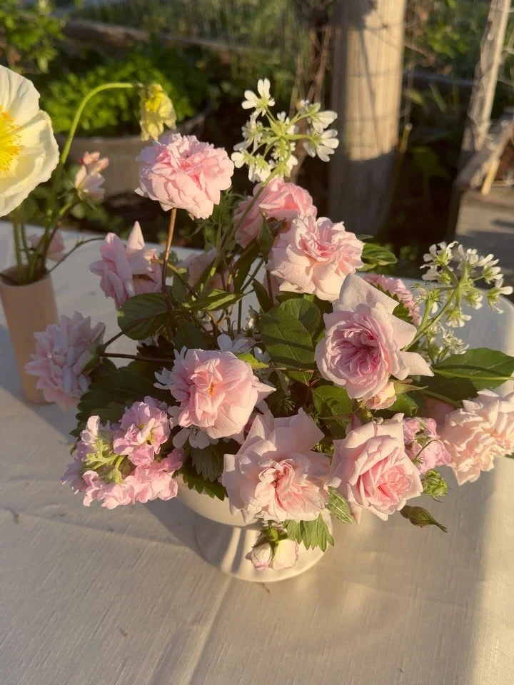 The Garden arrangements are back!✨ There isn&rsquo;t too much in the garden yet but it&rsquo;s always fun to just try and make something out of all the new things growing!