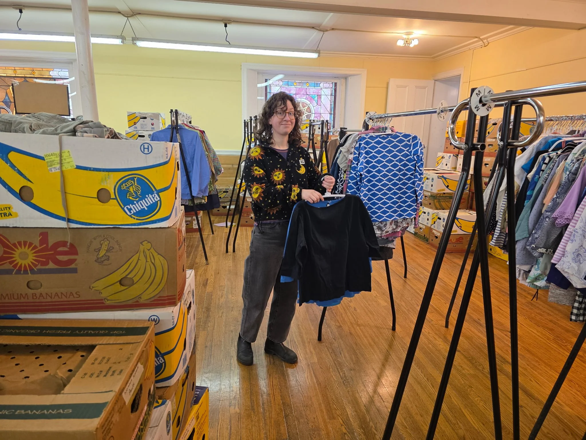 Volunteering at Glad Rags in Woodstock, VT