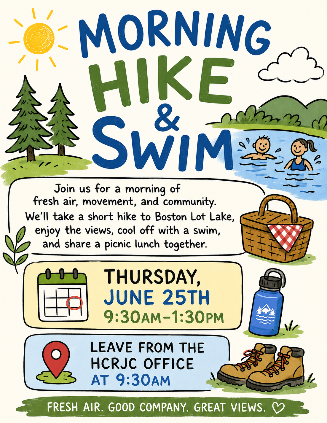 MORNING HIKE & SWIM