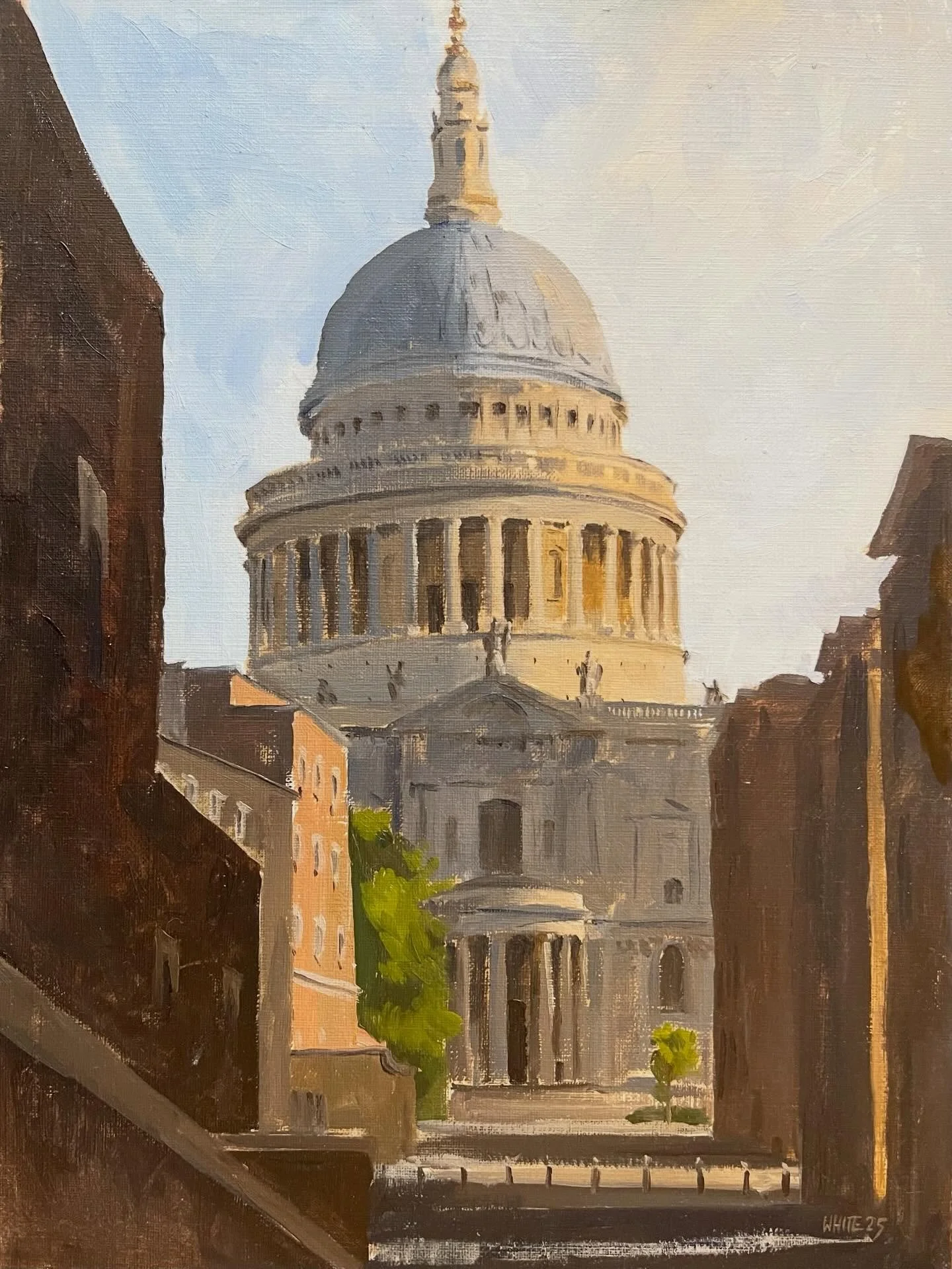 St Paul&rsquo;s, morning light. Oil on paper. 9&rdquo;x12&rdquo;. Available.

One of my 11 paintings of the City now available on my website. Let me know if interested!

#pleinair #pleinairpainting #landscapepainting #cityscape #oilpainting #oilpaint
