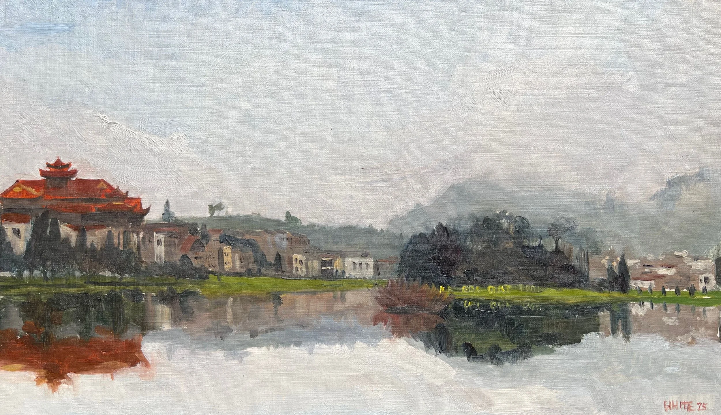 Sa Pa - Oil on paper