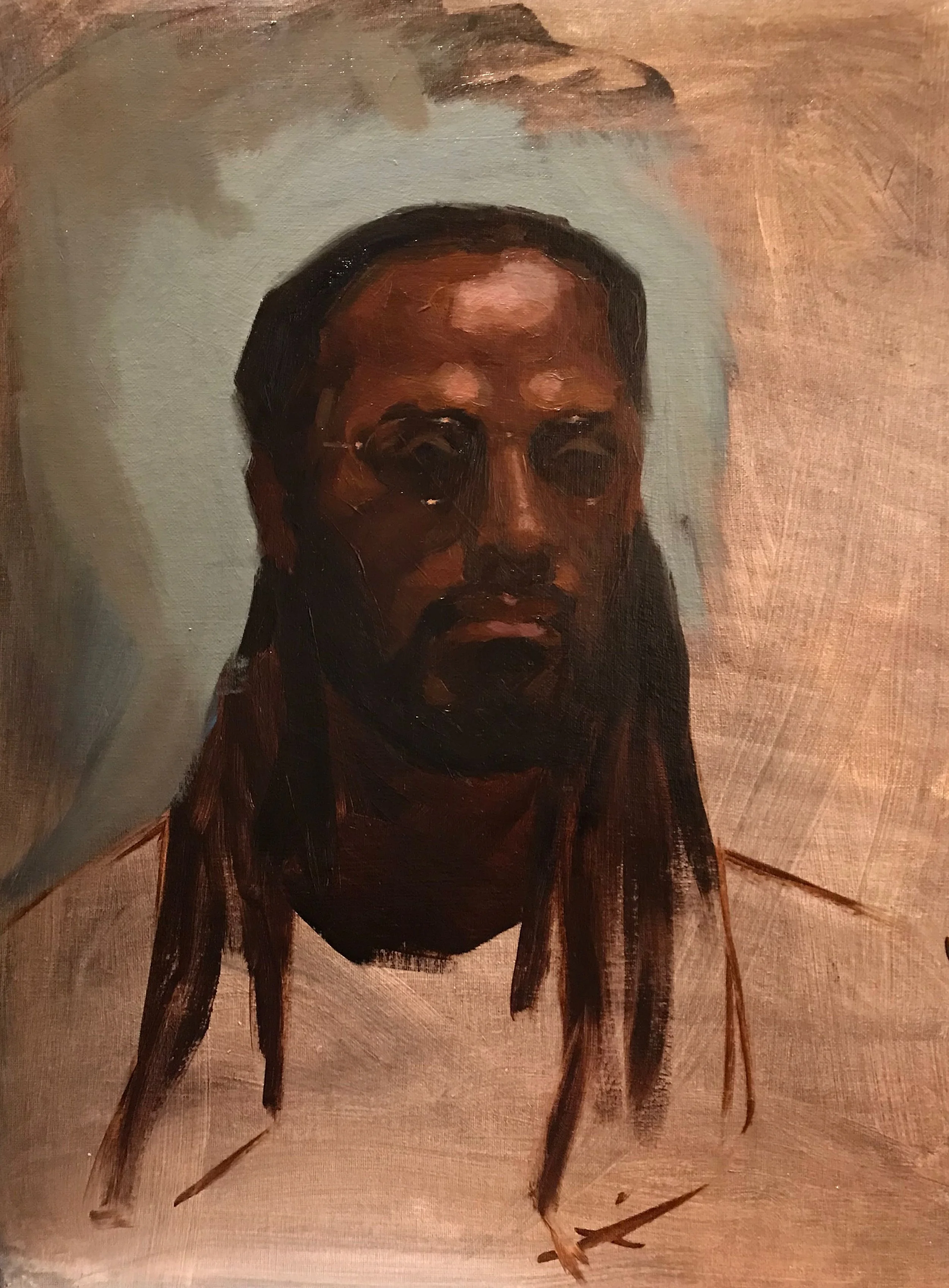 Arnaud - Oil on panel