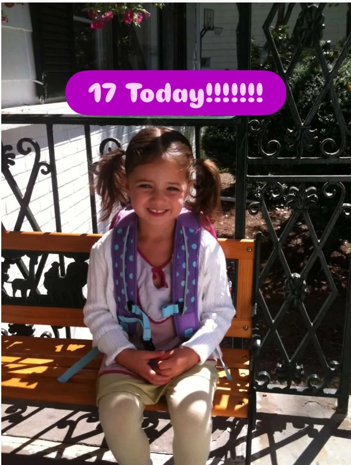 Addy Kate - Greatest daughter EVER, most beautiful soul, loving sister, devoted friend, leader, achiever and all that is good in the world! Enjoy your day, baby! #finally17 just as everyone turns 18 😂