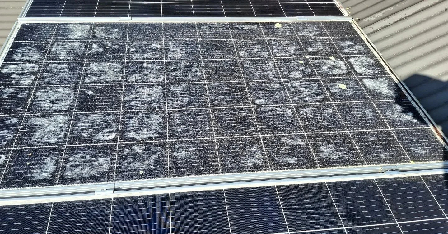 Poor maintenance with routine inspections could leave you with no power and no money. This shattered panel  dropped the whole circuit out.