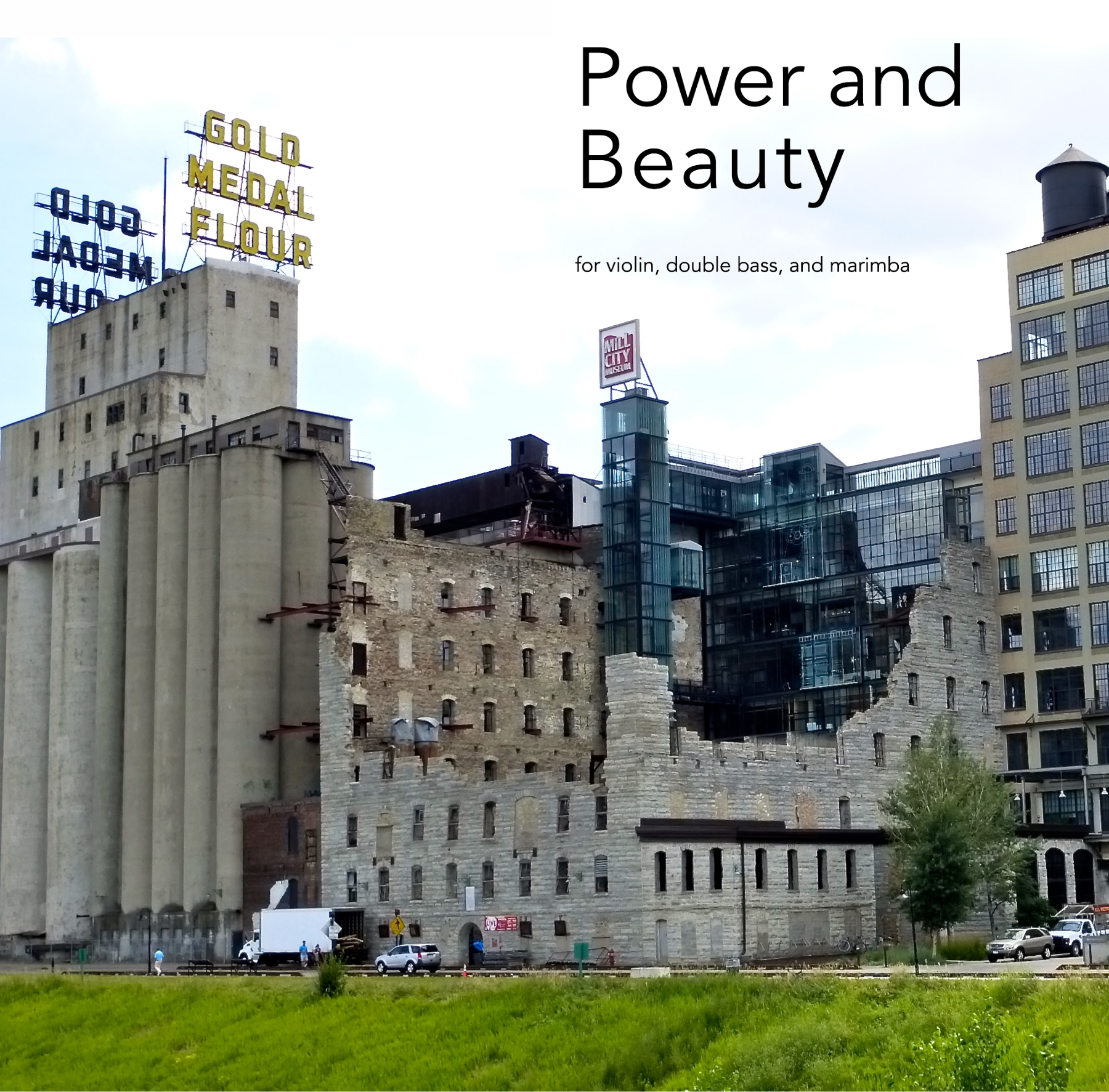 Power and Beauty (2025) for violin, double bass, and marimba