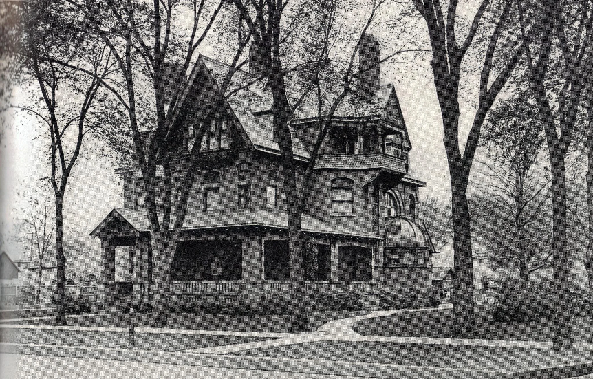 Old Photograph of the George M. Curtis Mansion