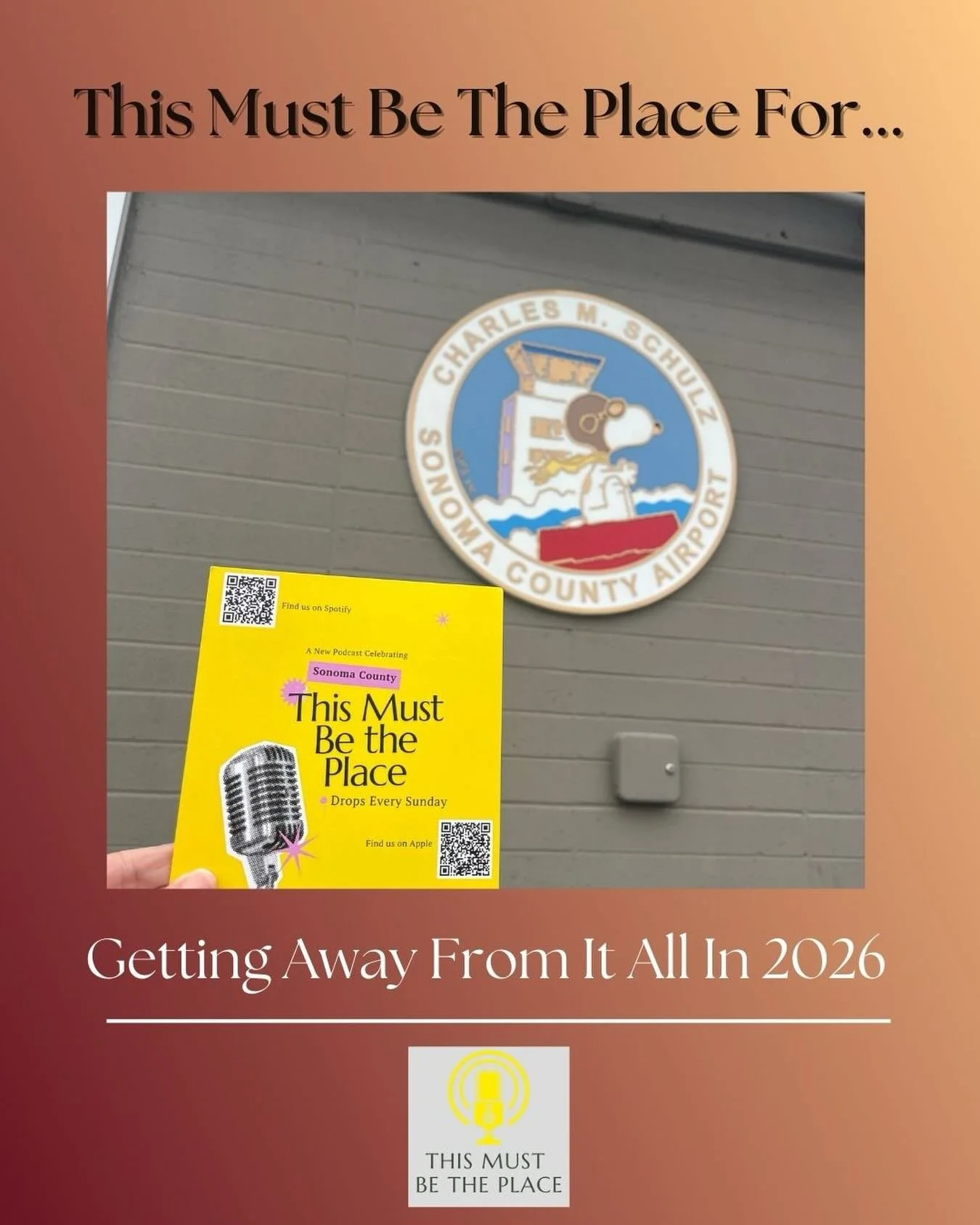 We wanted to recognize @sonoma_county_airport as the spot that MUST be the place to get away from it all in 2026.

Or, if you&rsquo;re following us from afar, use STS as the gateway to exploring the fine places and events of Sonoma County.

What you 