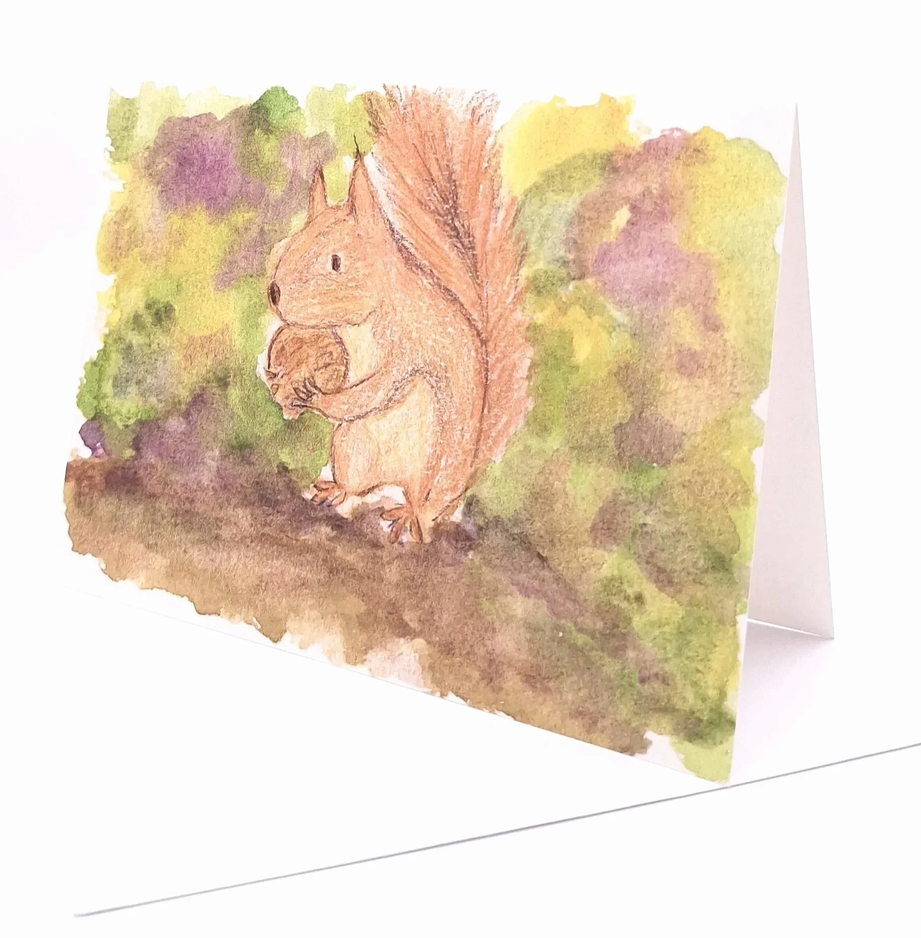 Greetings Card of "Forage in the Wild Patch"